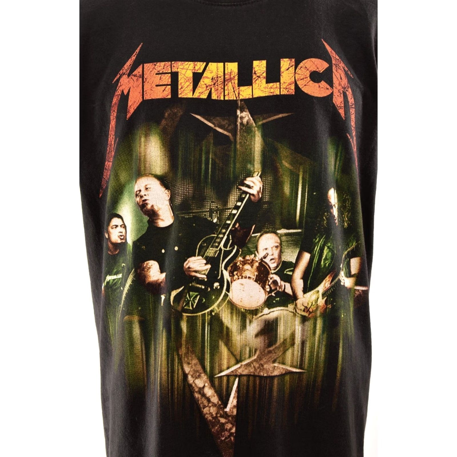 Vintage VINTAGE Red Rock of the T-Shirts Metallica Metal T-Shirt Tee Shirt M Black Mens T-Shirt 90s Rock Concert Size US M / EU 48-50 / 2 - 2 Thumbnail