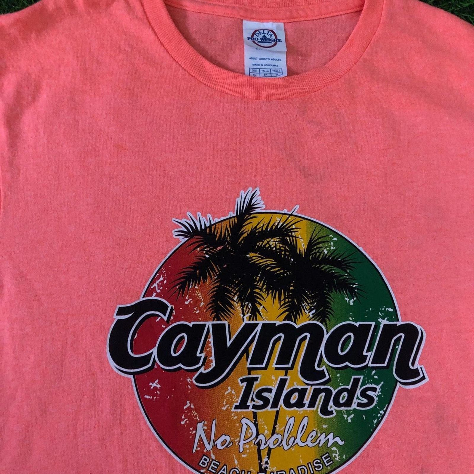 Delta Pink Cayman Island ‘No Problem’ Graphic Tee Size US S / EU 44-46 / 1 - 3 Thumbnail