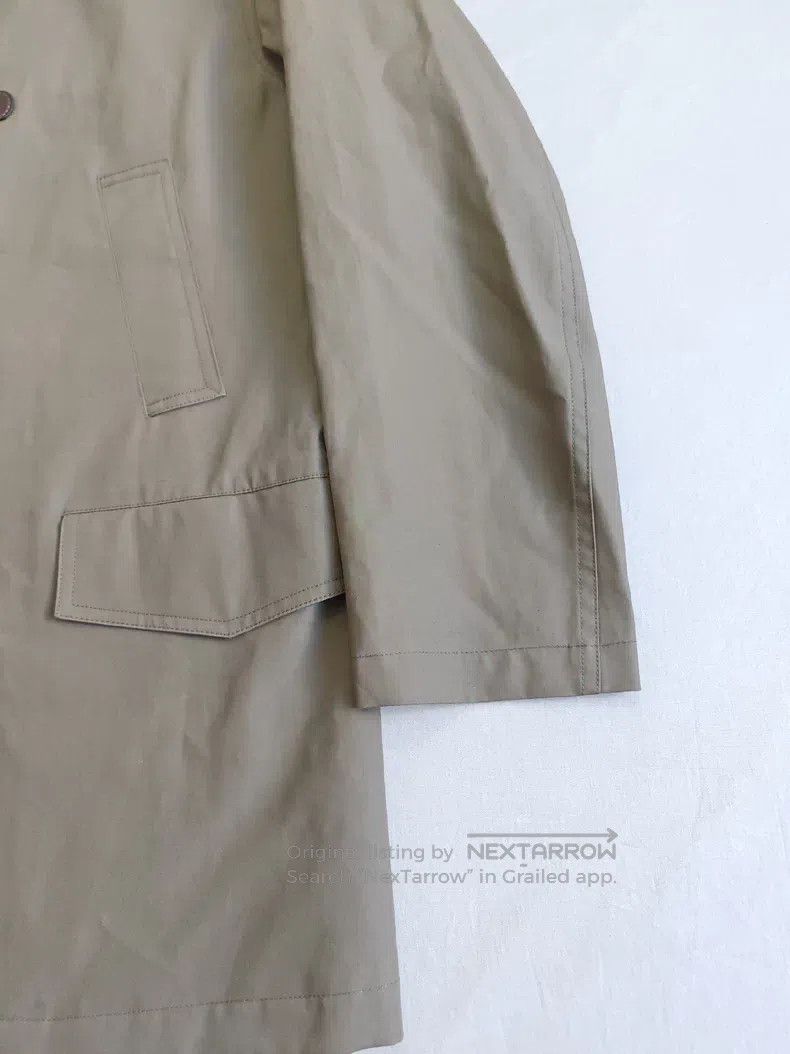 Hermes Hermes Coat Jacket, Olive Gray, Cotton, Leather Buttons Size US L / EU 52-54 / 3 - 7 Thumbnail