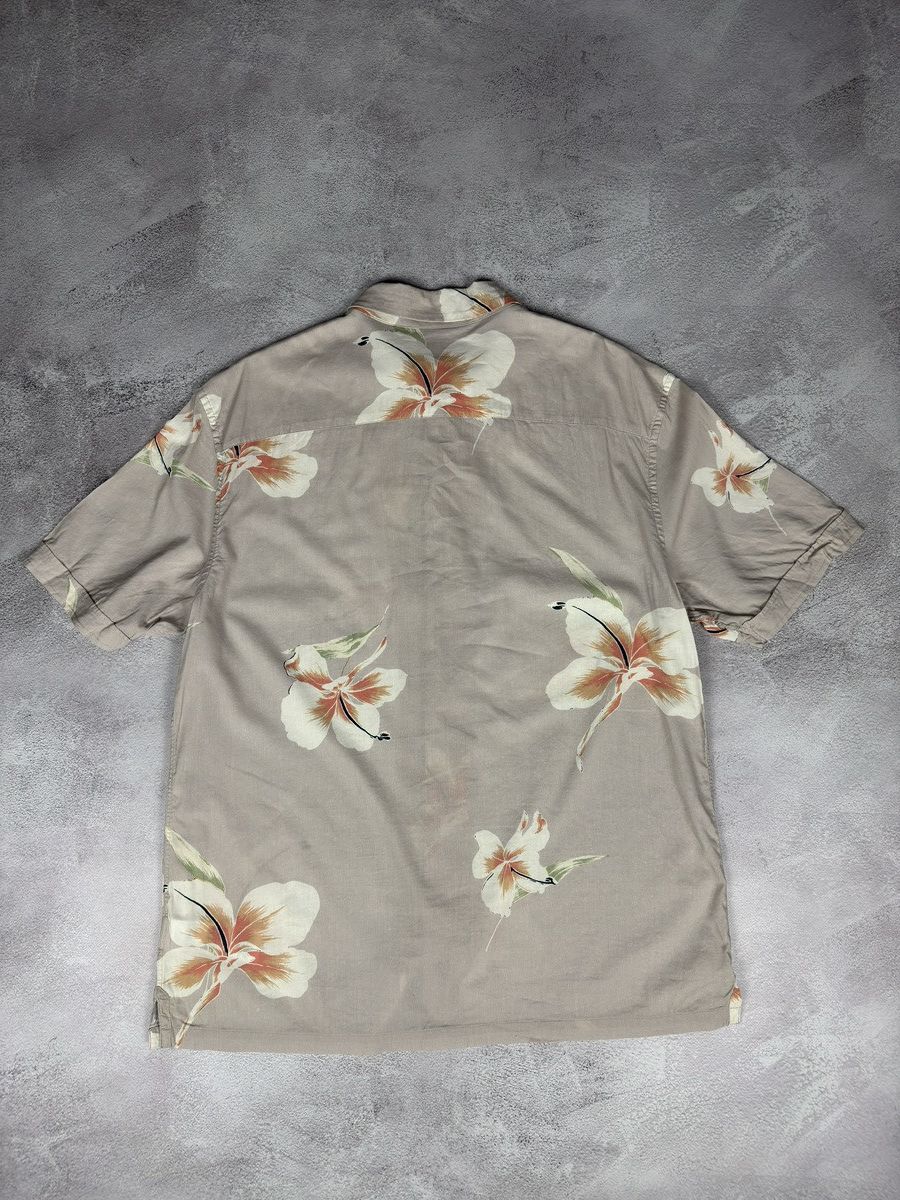 Allsaints AllSaints Floral Hawaiian Short Sleeve Shirt Beige Size US XL / EU 56 / 4 - 6 Thumbnail