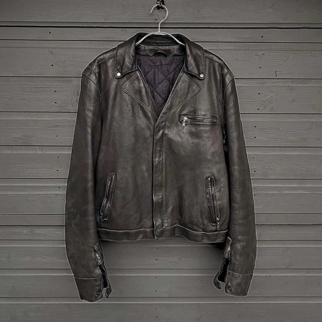 Lanvin A/W2010 Lanvin Leather Moto Jacket Size US L / EU 52-54 / 3 - 1 Thumbnail