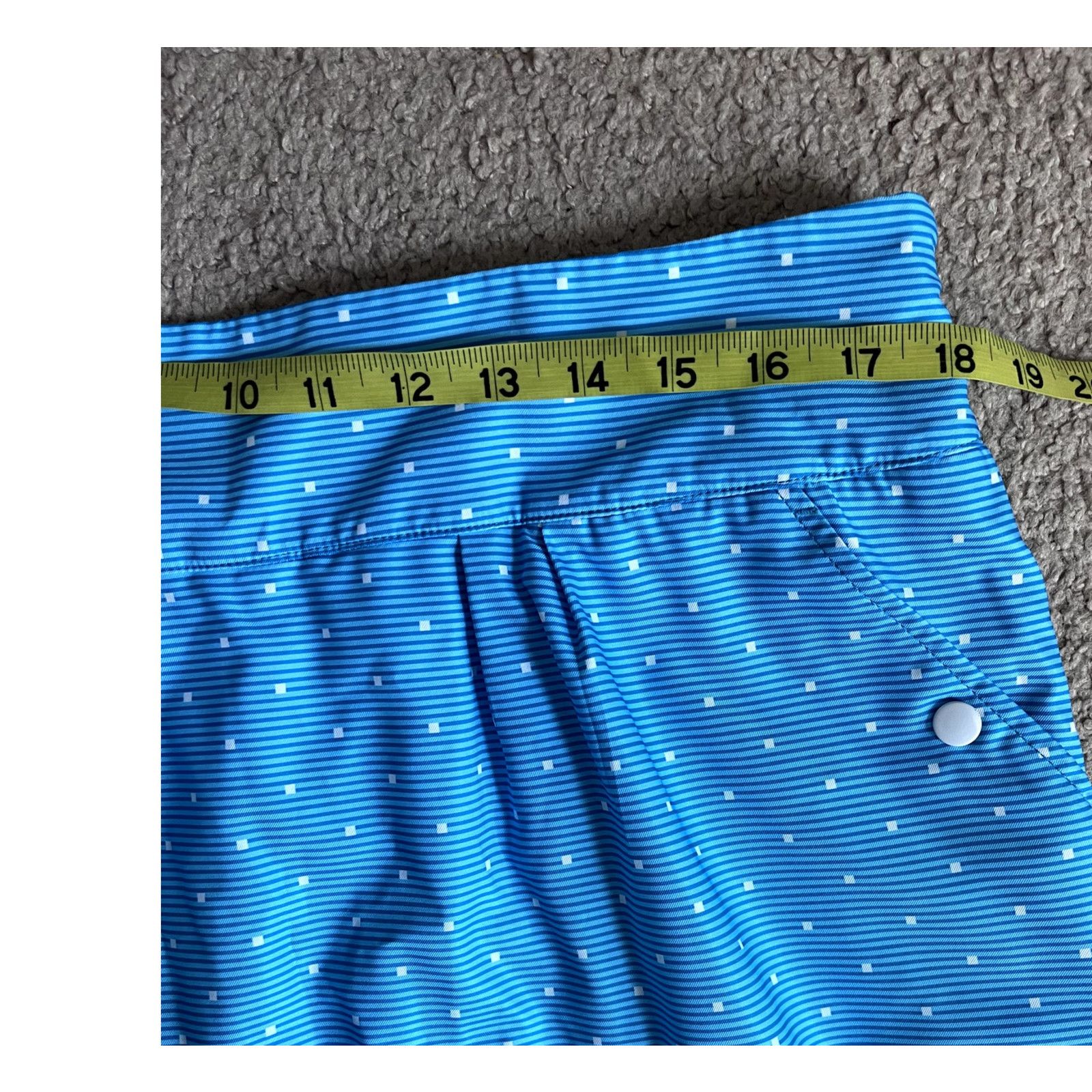 Adidas Women's Polka Dot Blue Clima-Cool Skort 12 Size 34" / US 12 / IT 48 - 3 Thumbnail