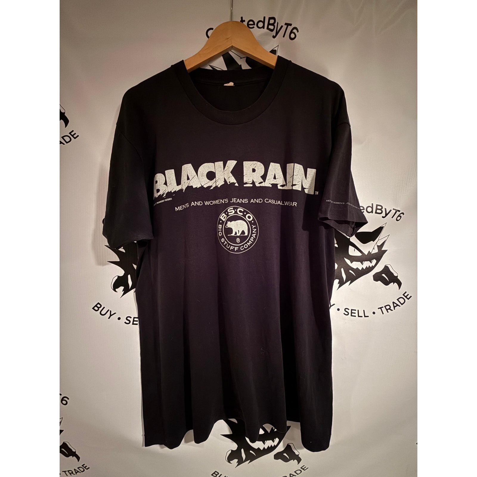 Vintage Vintage 1989 Black Rain Movie Promo Shirt Paramount Pictures Size US XL / EU 56 / 4 - 1 Thumbnail