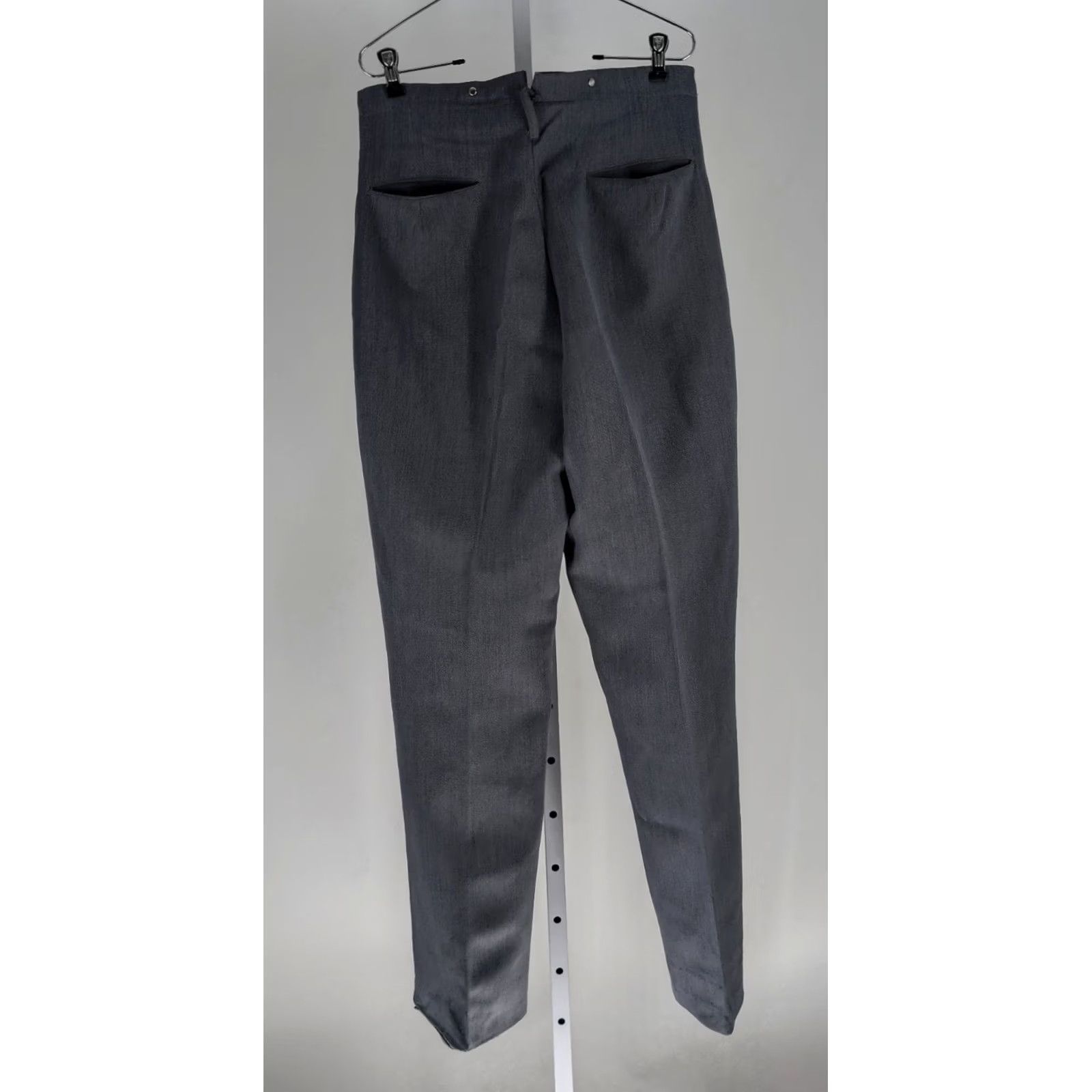Vintage West Point Cadet Store Trousers 30x32 Grey Heavy Twill Uniform USMA Scovill Vtg Size US 30 / EU 46 - 5 Thumbnail