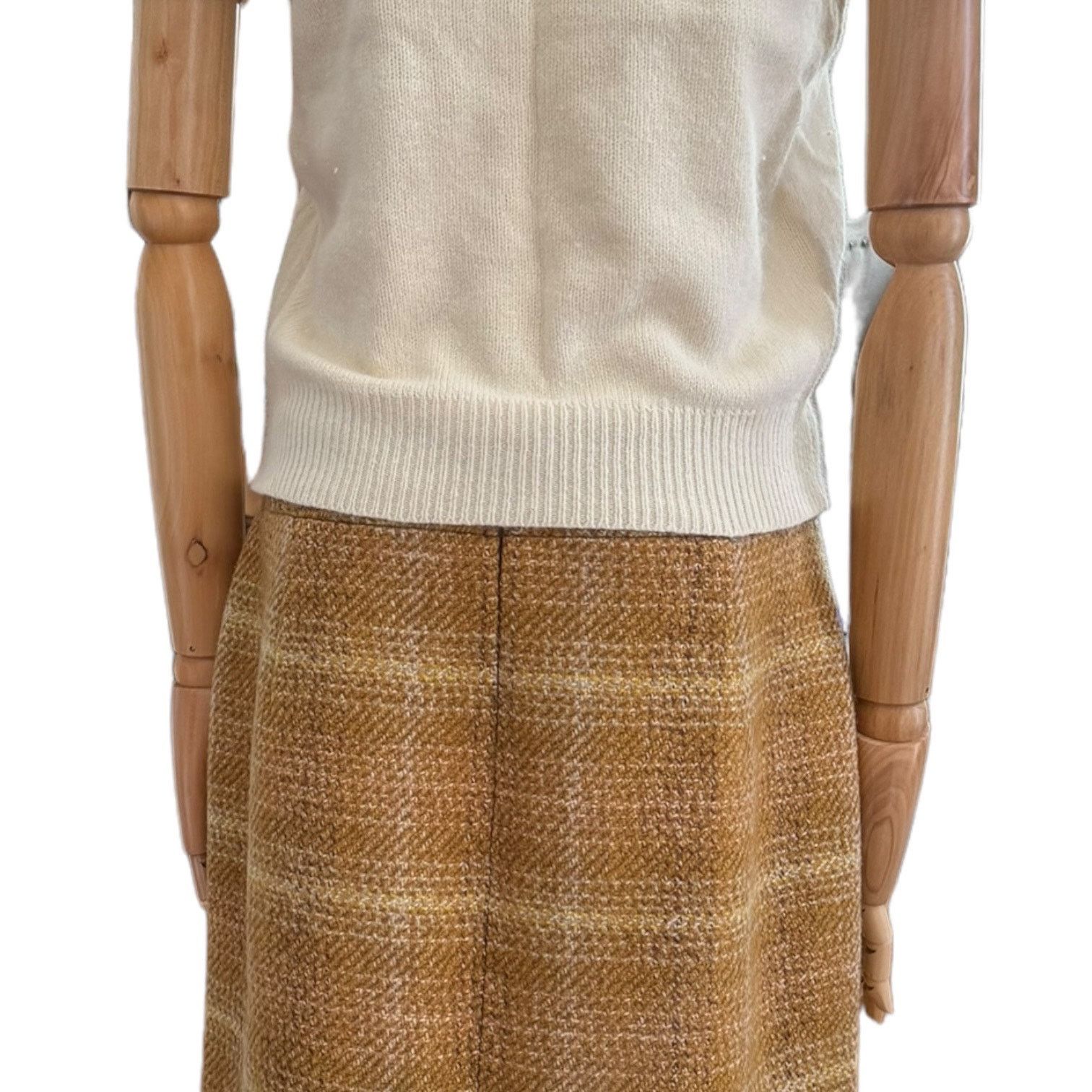 J.Crew J.Crew 'Sunnie Pencil Skirt' in Mustard Tweed size 6 Size 28" / US 6 / IT 42 - 6 Thumbnail