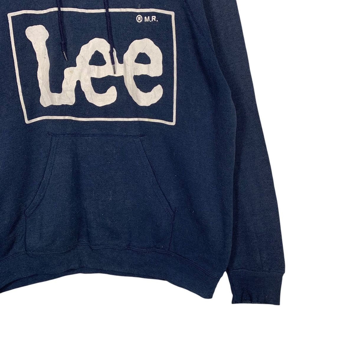 Lee Vintage Lee Big Logo Pullover Hoodie Made In USA Size US L / EU 52-54 / 3 - 4 Thumbnail