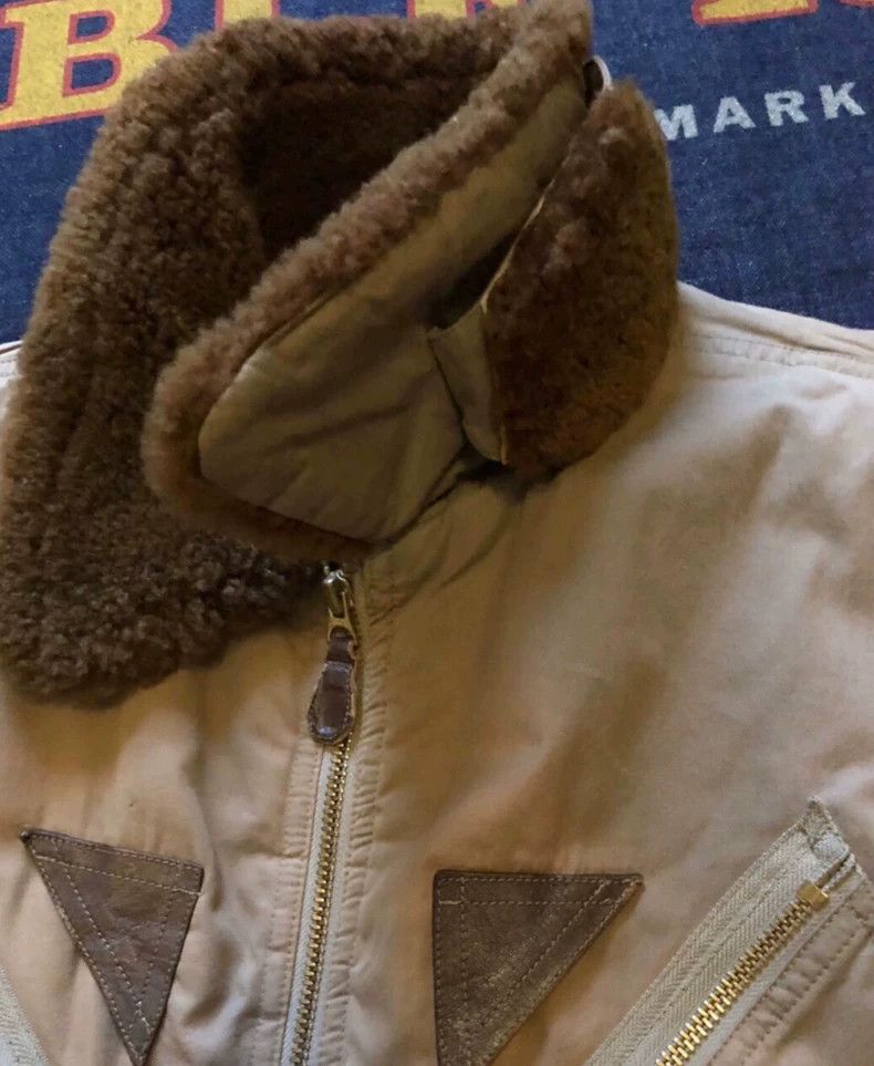 RRL Ralph Lauren RRL Ralph Lauren Type-A2 Navy Pilot Jacket Cotton Jacket Size US S / EU 44-46 / 1 - 5 Thumbnail