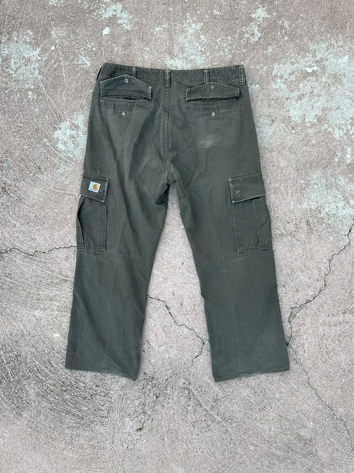 image of Carhartt Cargo Pants Vintage Khaki, Men's (Size 35)