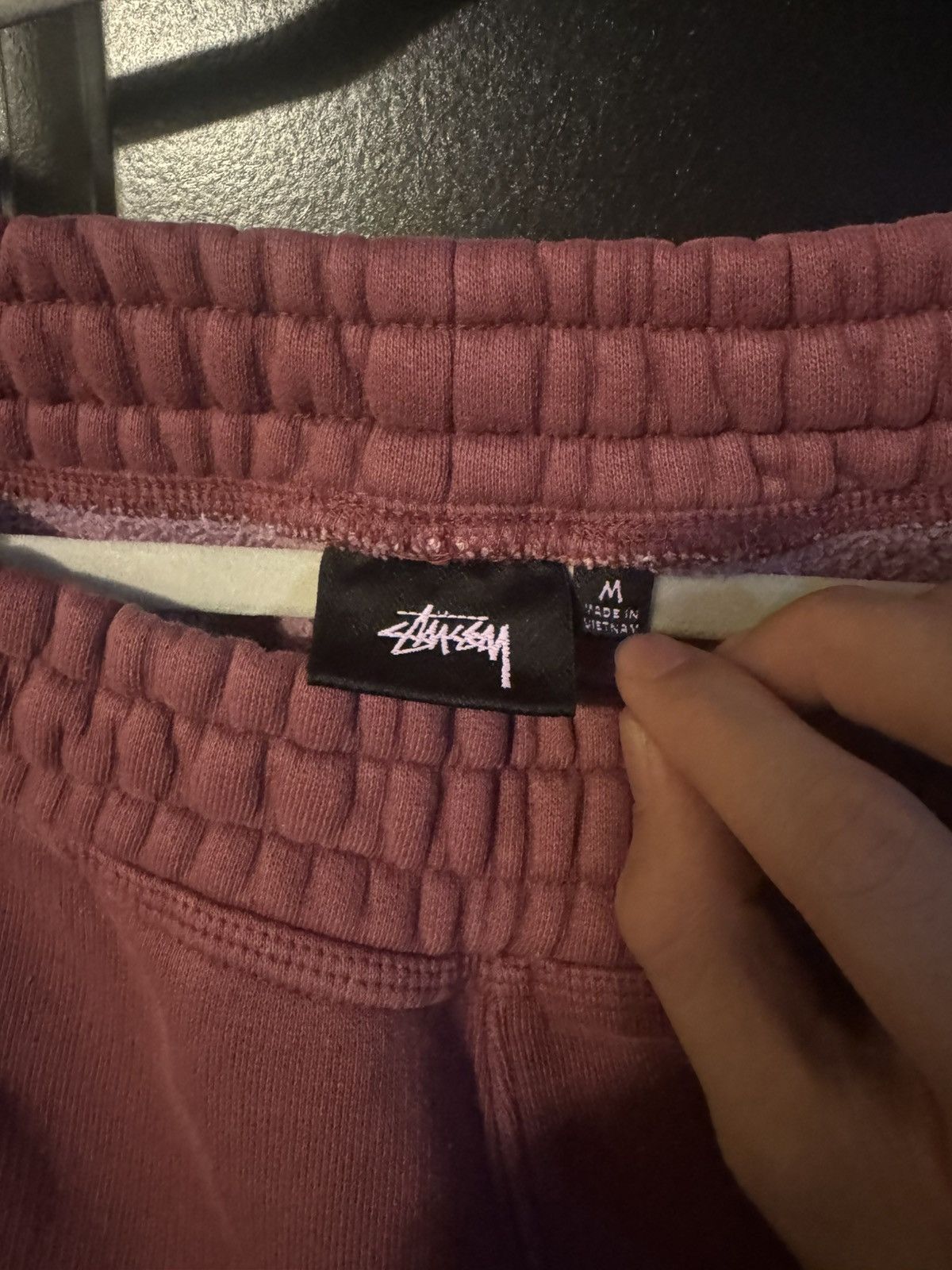 Stussy Stussy sports maroon sweatpants size M Size US 34 / EU 50 - 3 Thumbnail
