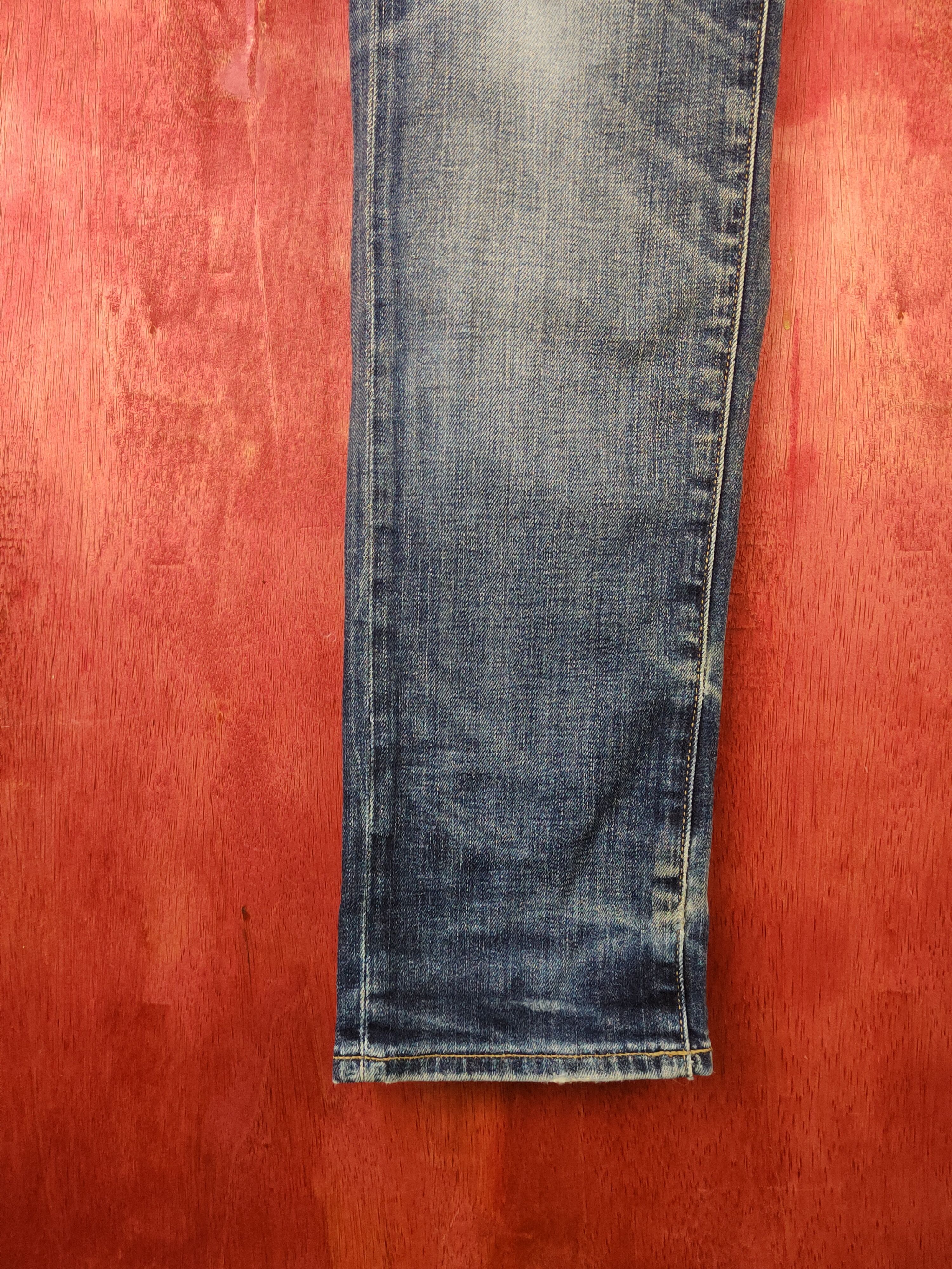 Japanese Brand Uniqlo japan vintage Blue jeans Denim Pants #S1369 Size US 32 / EU 48 - 4 Thumbnail