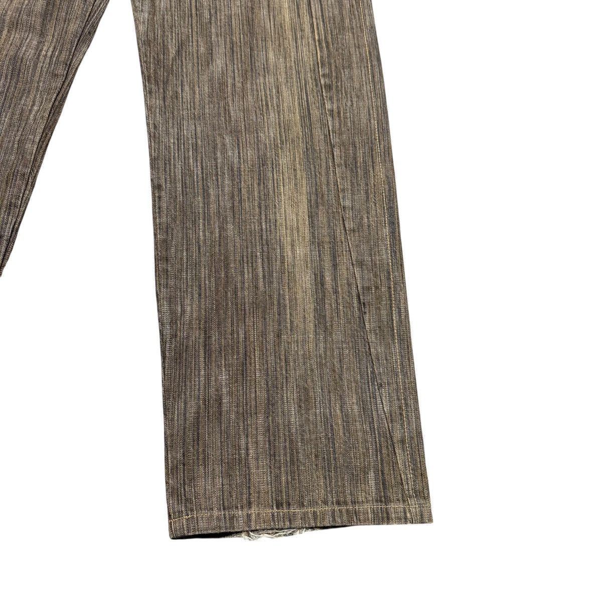 Japanese Brand LBRD Striped Denim Baggy Jeans Size US 30 / EU 46 - 9 Thumbnail