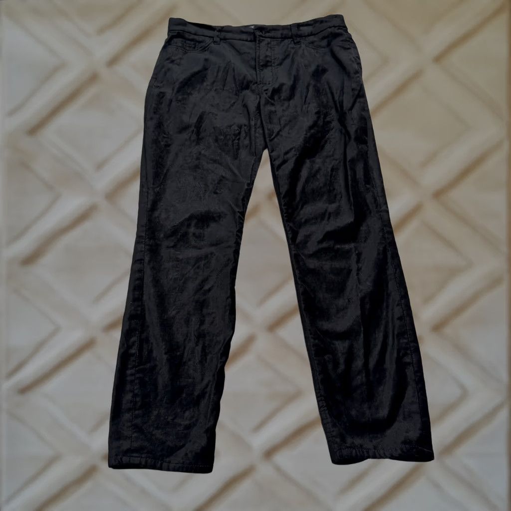 7 For All Mankind 7 For All Mankind Velvet Skinny Ankle Pants Womens 8 Black High Rise Jeans & Pants Shoes? Size 30" / US 8 / IT 44 - 1 Thumbnail