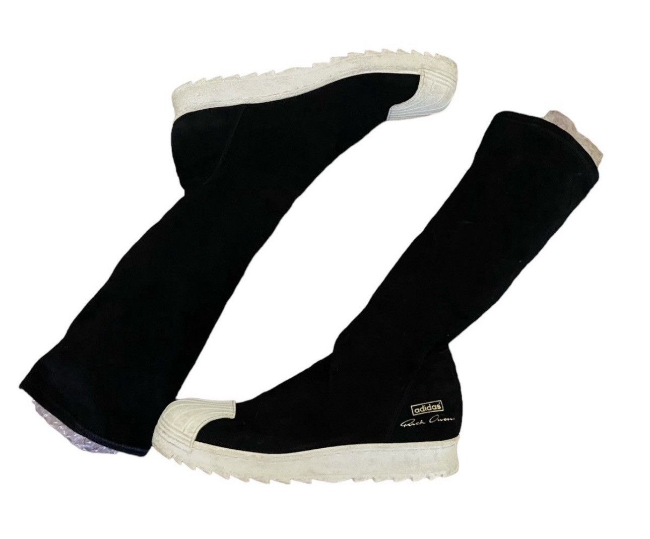 Rick Owens Rick Owens X adidas ripple socks Size US 11 / EU 44 - 1 Thumbnail