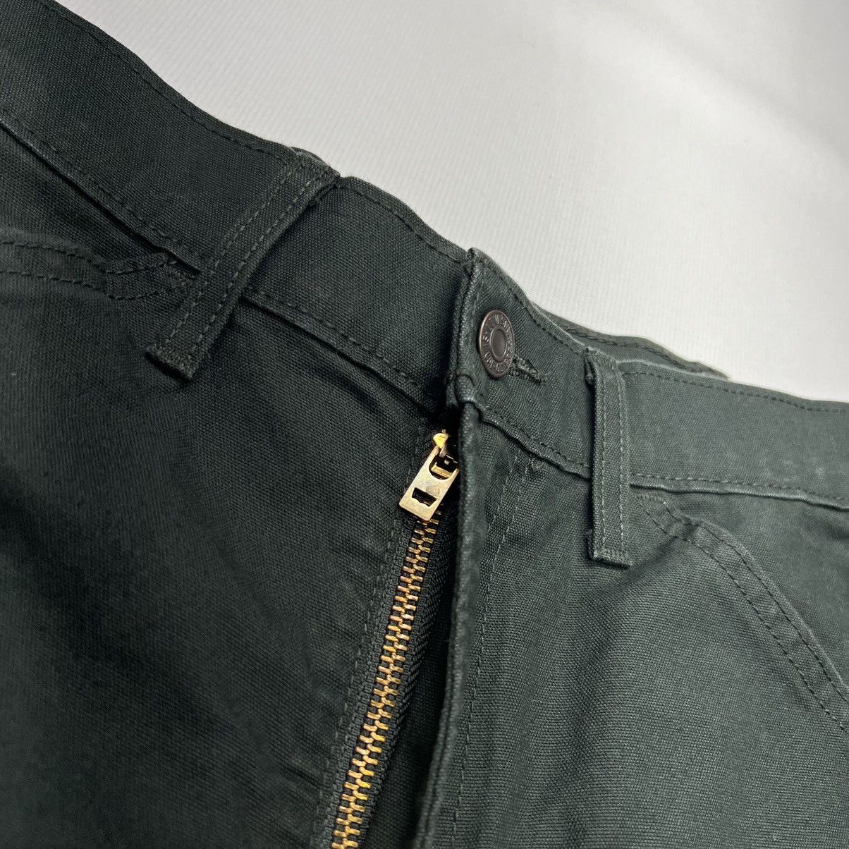 Levi's Levis Shorts Green Carpenter Chino Canvas Straight Workwear Size US 30 / EU 46 - 5 Thumbnail