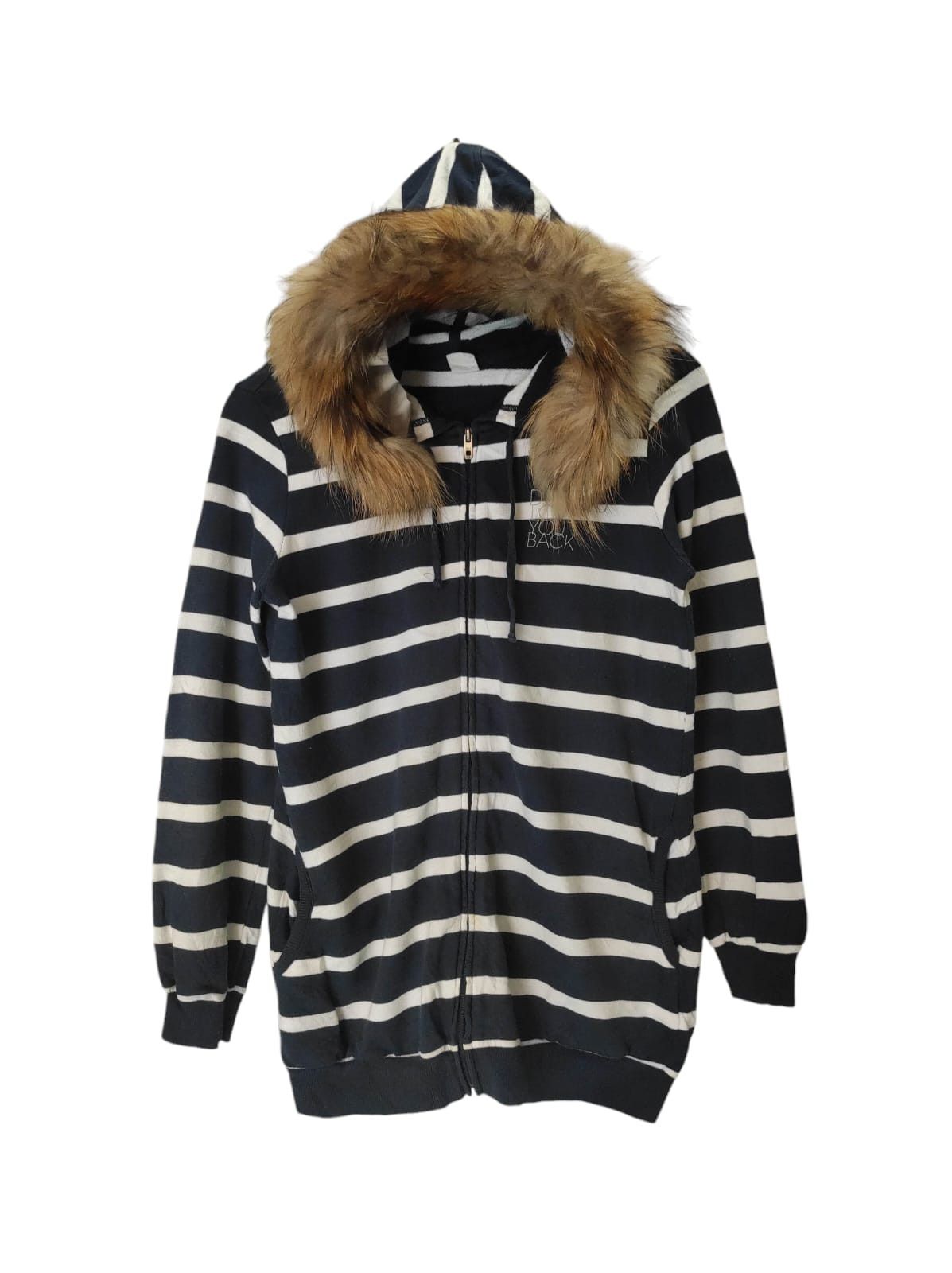 Hysteric Glamour Design United Stripe Fur Hoodie IfSixWasNine LGB style Size US S / EU 44-46 / 1 - 1 Thumbnail