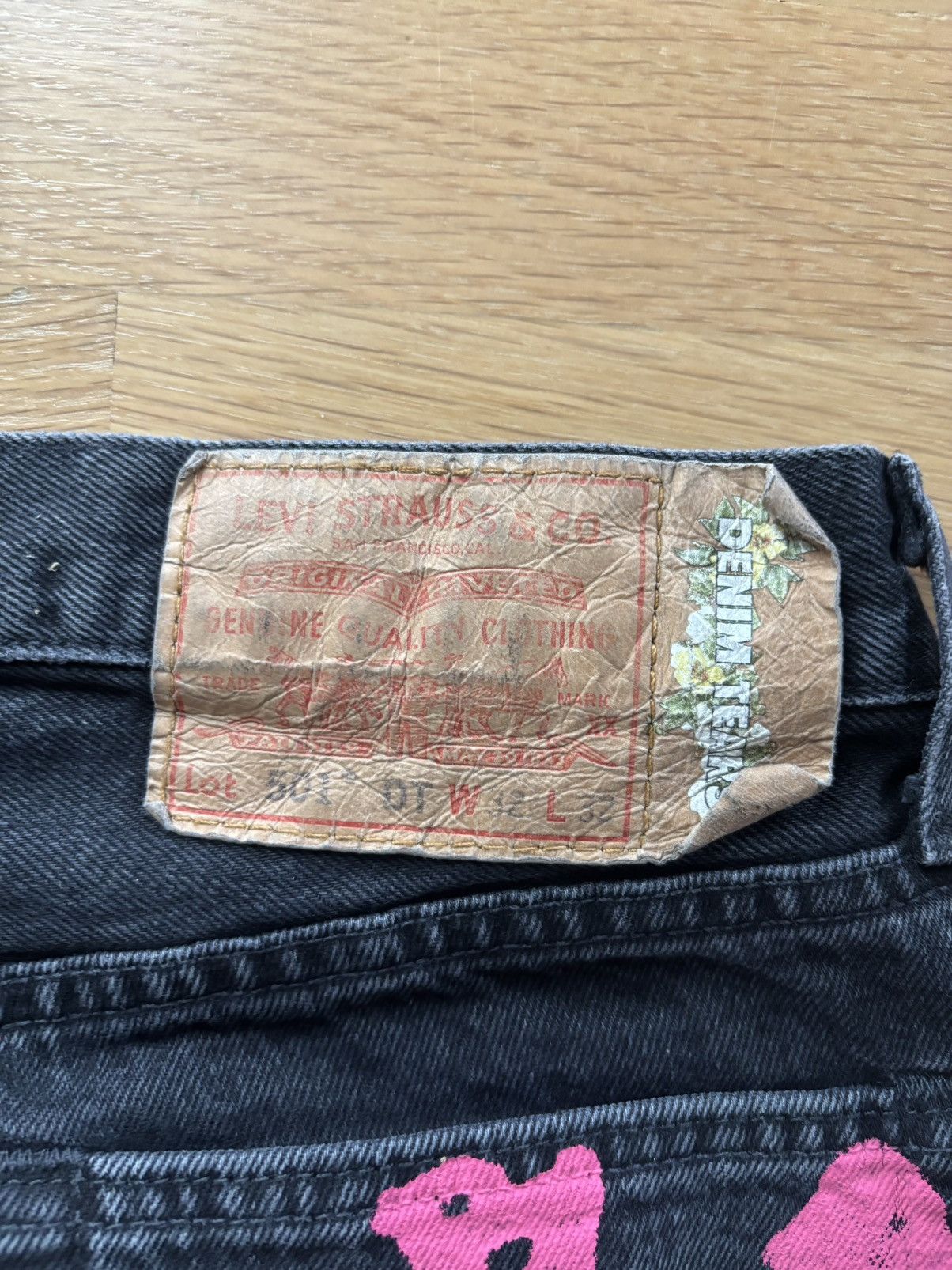 DENIM TEARS Denim Tears Bstroy Tears Blue/Pink 501 Jeans 32x32 Size US 32 / EU 48 - 15 Thumbnail