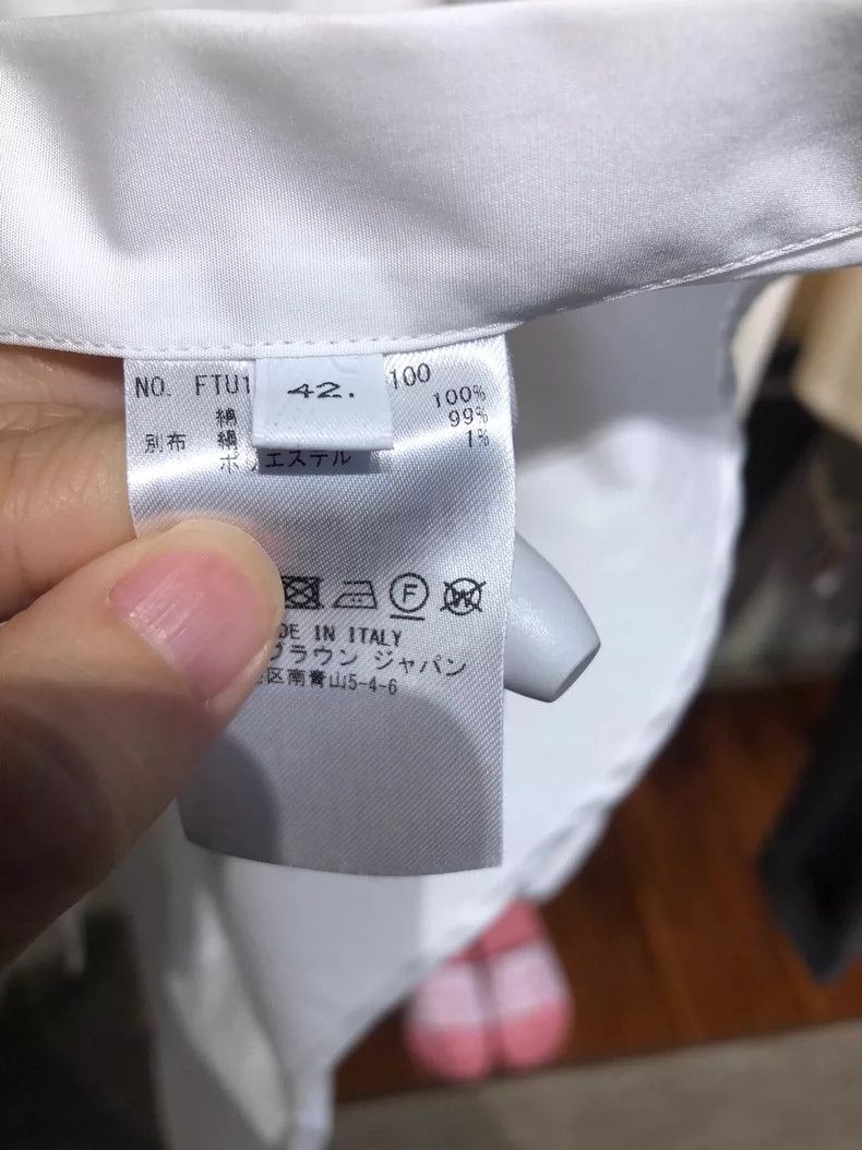 Thom Browne Thom Browne White shirt with tie style Size US XS / EU 42 / 0 - 3 Thumbnail