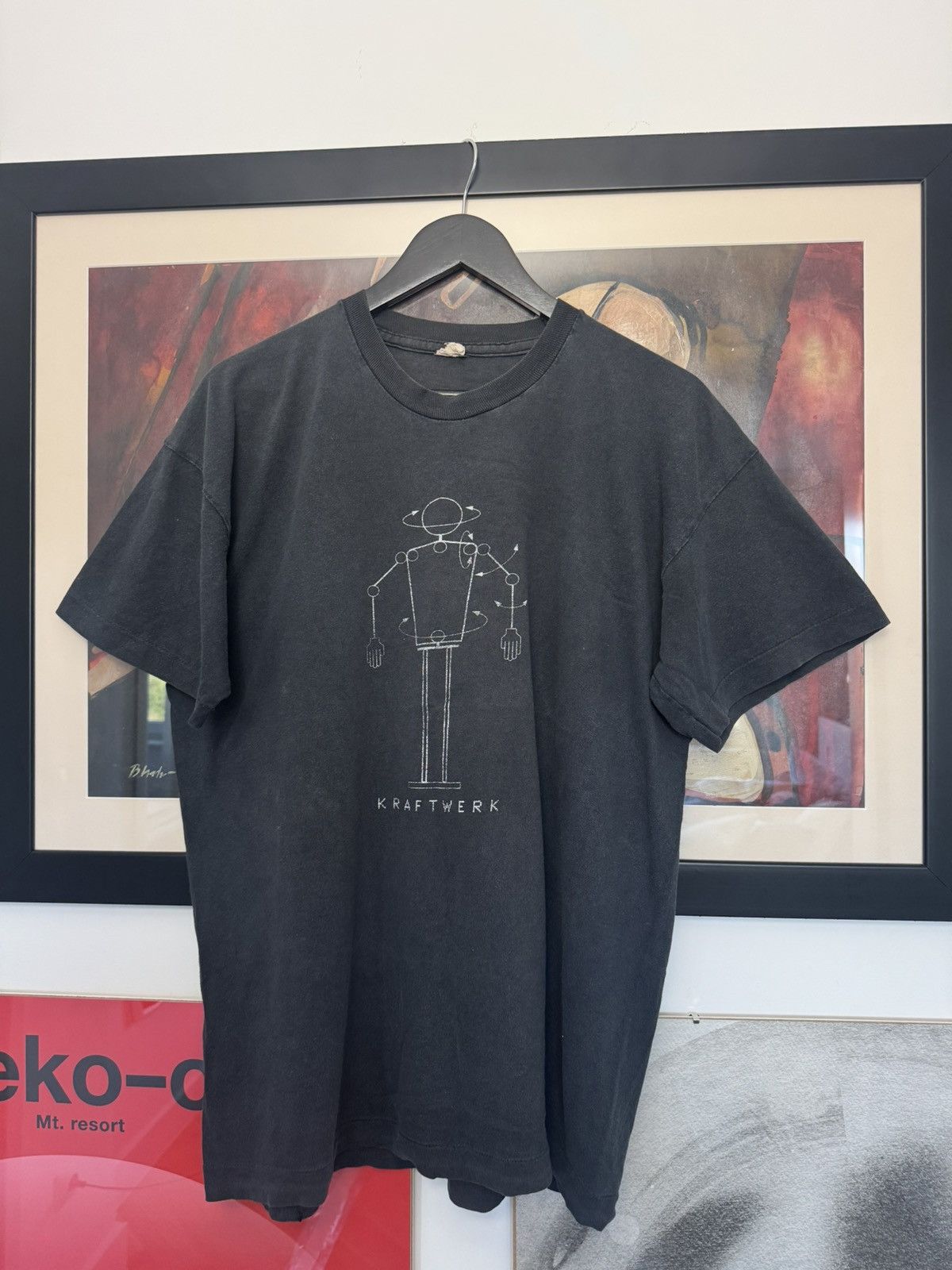 Band Tees Vintage 90s Kraftwerk Band Tee Electronic Rock Single Stitch Size US L / EU 52-54 / 3 - 1 Thumbnail