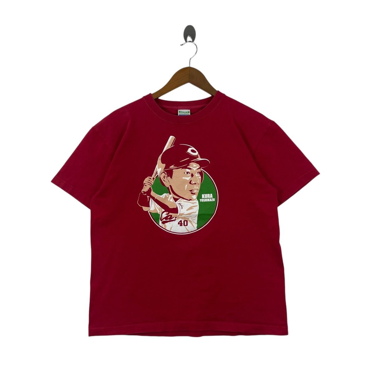 MLB × Vintage Vintage Japanes Baseball Player Yoshikazu Kura Tee Shirt Size US L / EU 52-54 / 3 - 1 Thumbnail