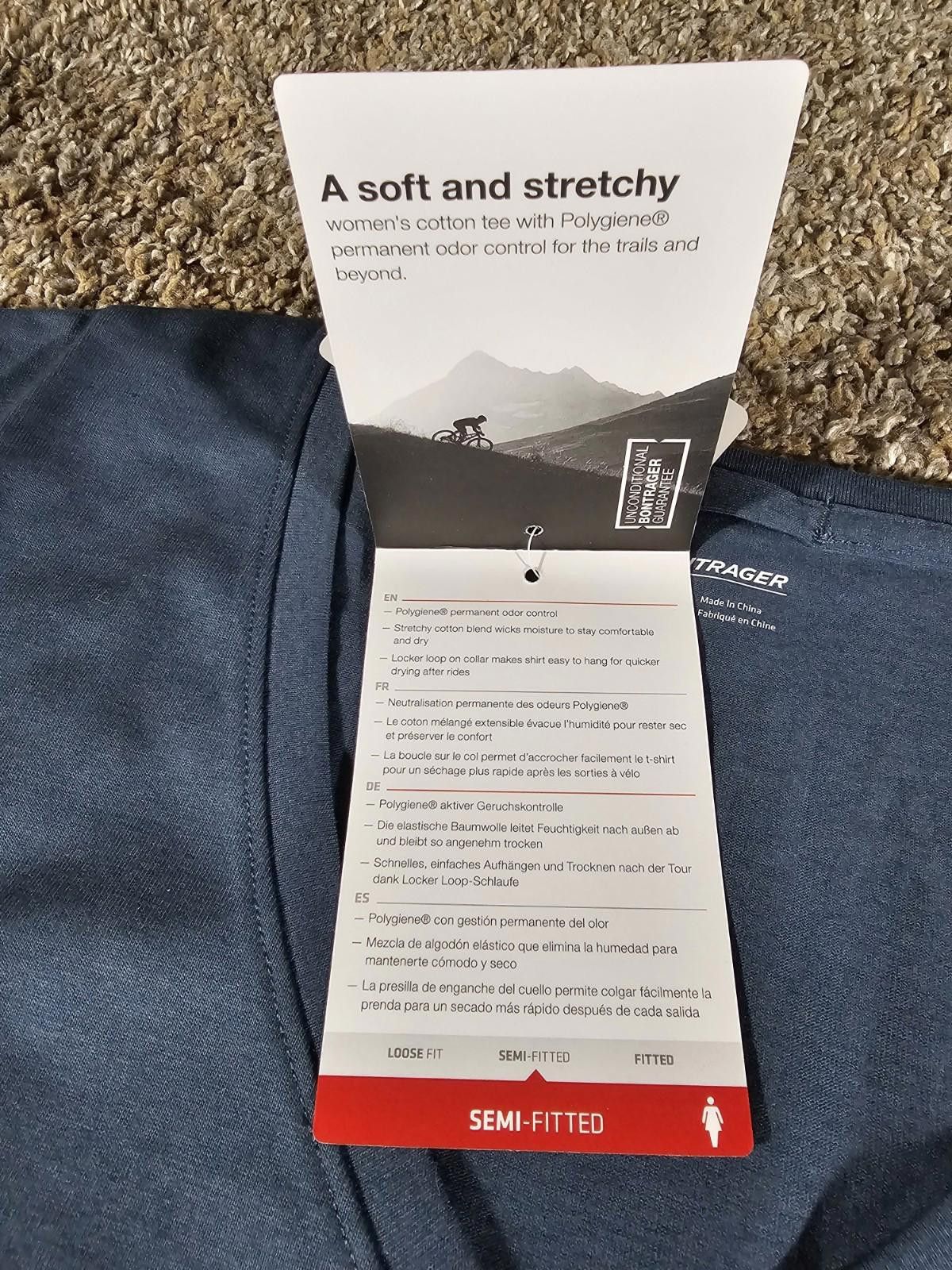 Designer Bontrager EVOKE Mountain Tech Tee XL Department Of Discovery Size ONE SIZE - 5 Thumbnail