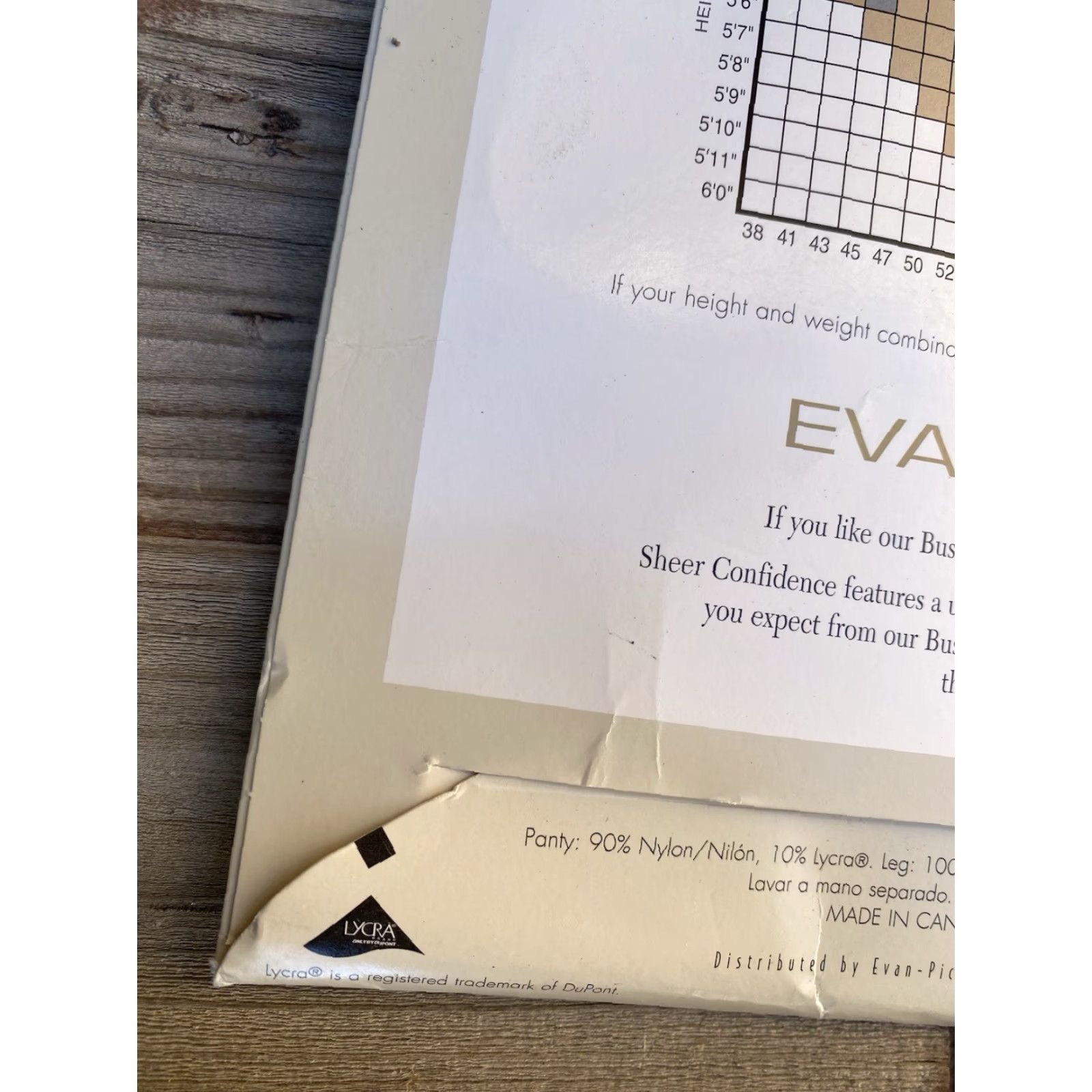 Evan Picone VINTAGE Evan-Picone Business Sheers Pantyhose Shell Size 4 Control Top Nylon Women Size S / US 4 / IT 40 - 6 Thumbnail
