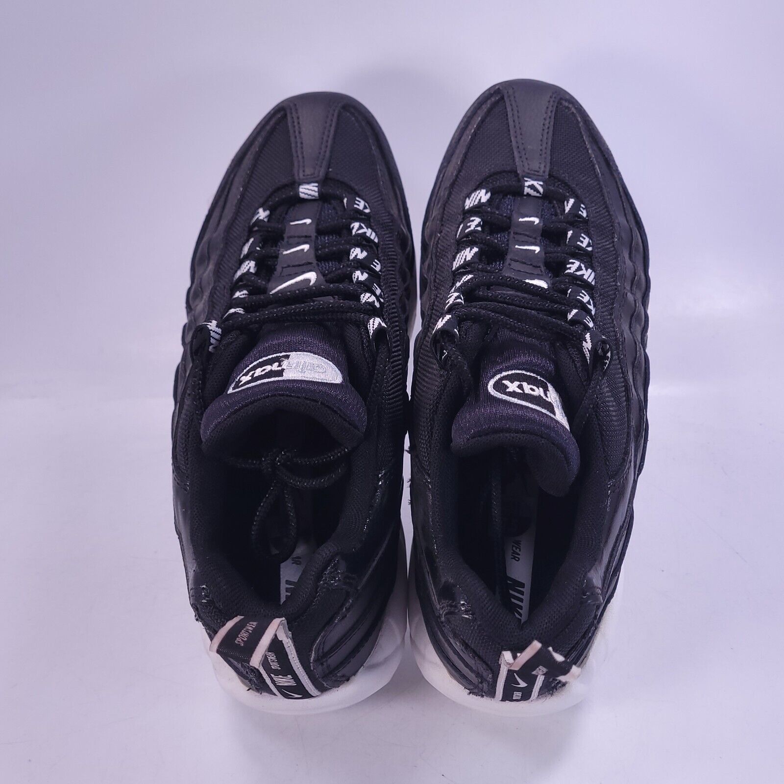 Nike Nike Air Max 95 PRM Shoe Men Size 7.5 538416-020 Black White Size US 7.5 / EU 40-41 - 4 Thumbnail