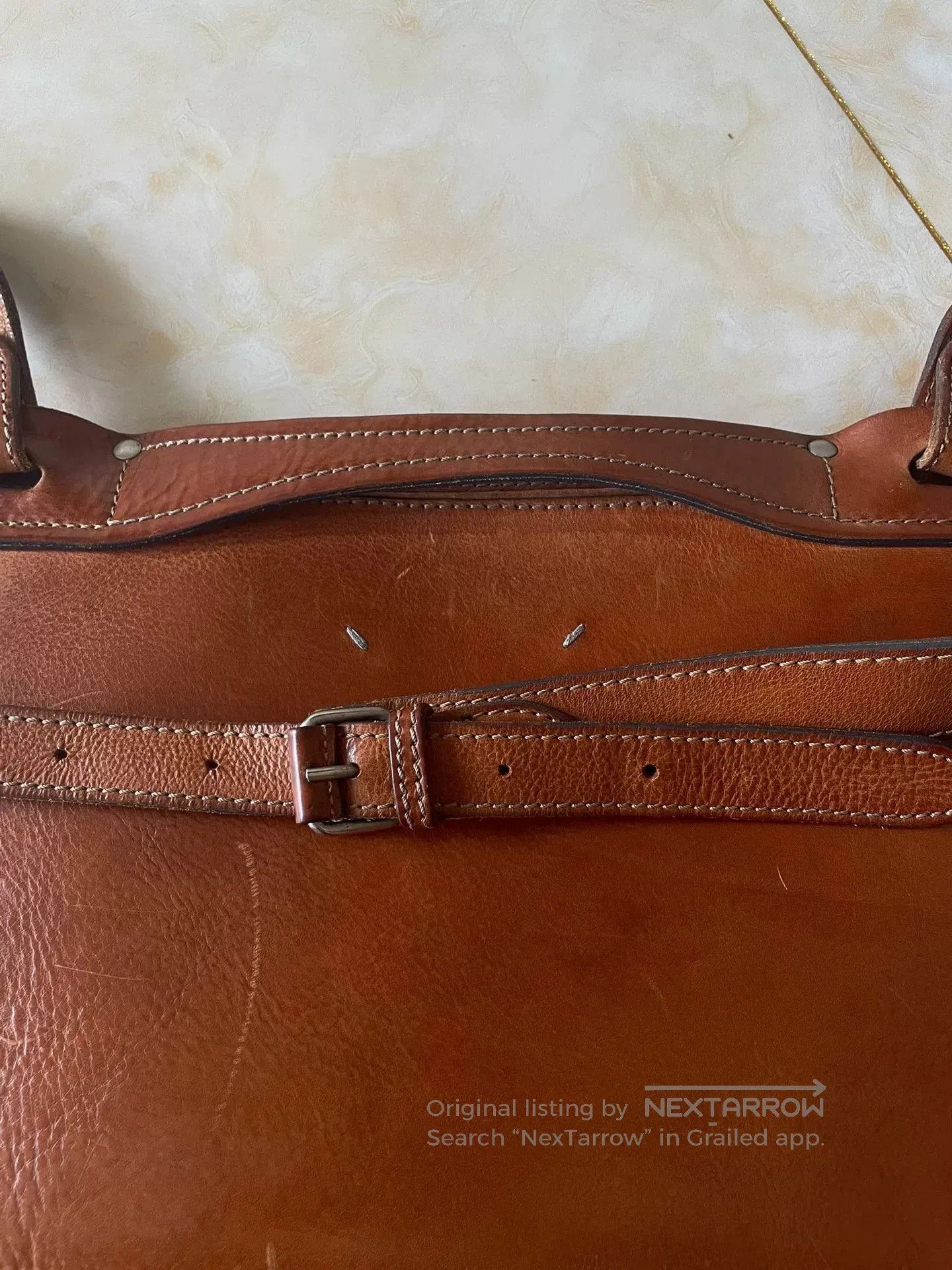 Maison Margiela maison margiela brown leather shoulder bag. Size ONE SIZE - 5 Thumbnail