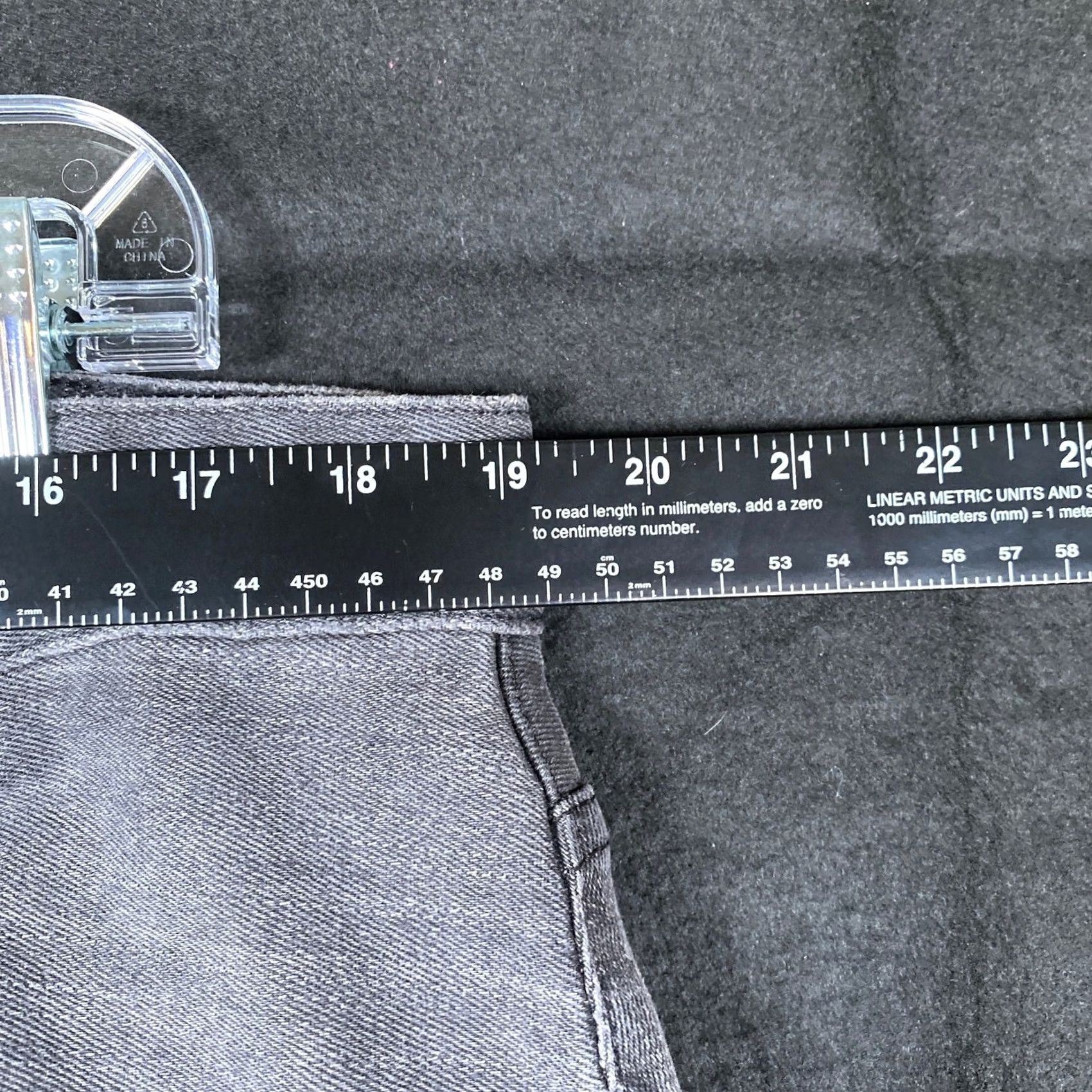 Robert Geller Robert Geller Five Four Mens Jeans Black Denim Relaxed Bootcut 38 Dark Wash Stretch 32 Inseam Mens Jeans Size US 38 / EU 54 - 7 Thumbnail