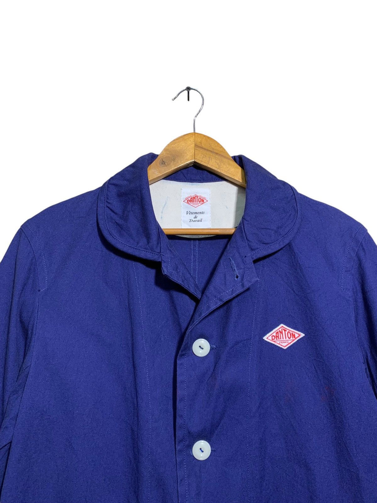 Danton 🔥DANTON FRANCE SHAWL COLLAR NAVY JACKETS Size US M / EU 48-50 / 2 - 4 Thumbnail