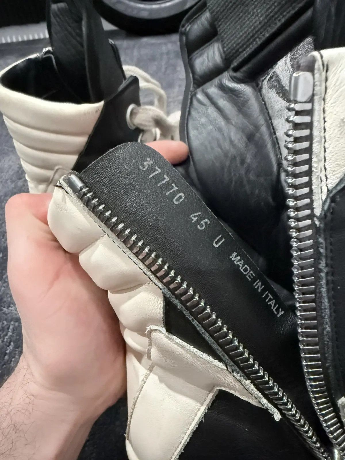 Rick Owens Rick Owens “Big Lace” Geobaskets Size US 12 / EU 45 - 7 Thumbnail