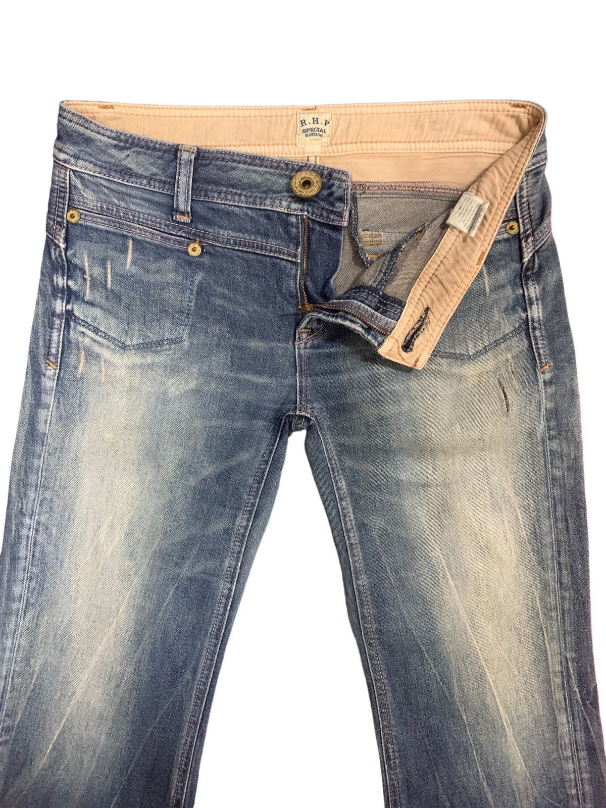 If Six Was Nine × Japanese Brand × Le Grande Bleu (L.G.B.) 🔥Flare🔥 Vintage Rhp Special Edition Bootcut Jeans Size US 32 / EU 48 - 3 Thumbnail