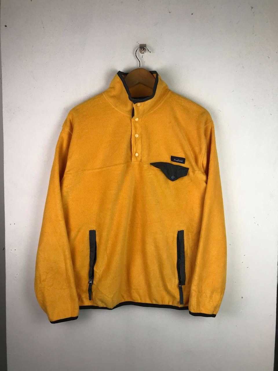 Aran Isles Knitwear × Penfield × Vintage Vintage Penfield Half Button Rare Design Fleece Size US M / EU 48-50 / 2 - 1 Thumbnail