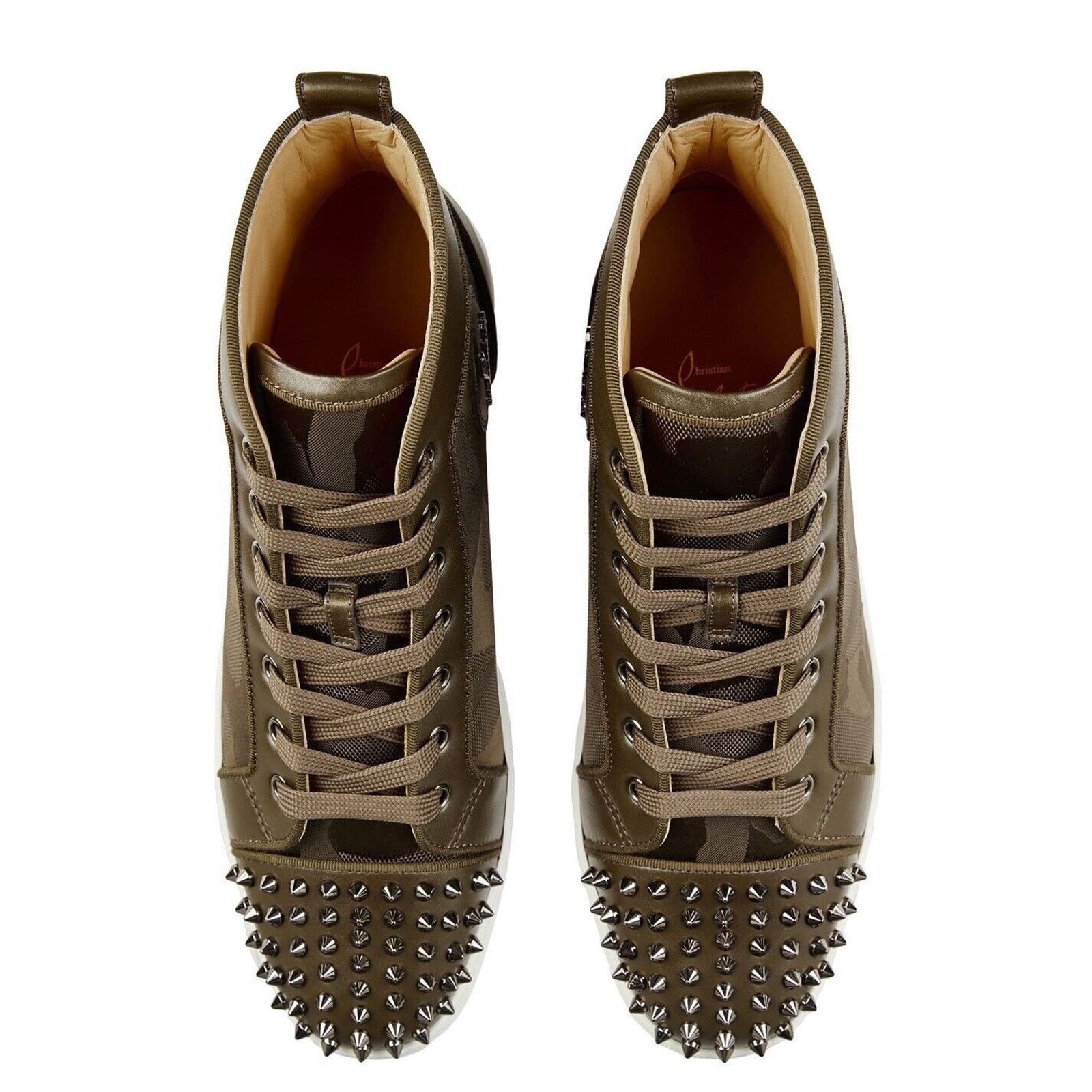 Christian Louboutin Christian Louboutin Lou Spikes Orlato High Top Sneaker 44 11 Size US 11 / EU 44 - 6 Thumbnail