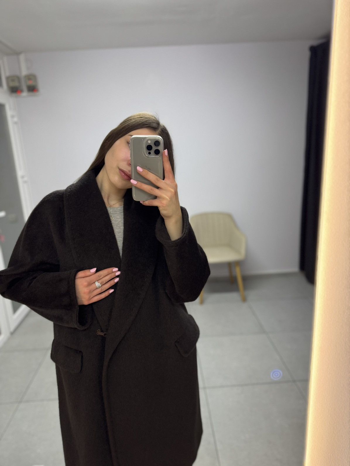 Max Mara Max Mara Luxury Alpaca Wool Coat Size S / US 4 / IT 40 - 3 Thumbnail
