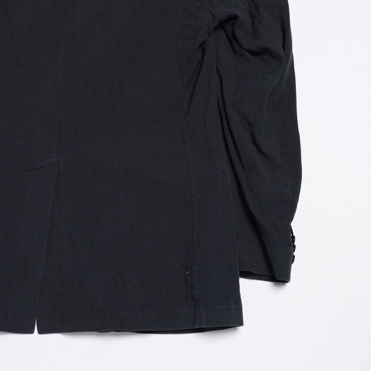 Maison Margiela Maison Martin Margiela Navy Cotton Silk Blazer Jacket Size 40R - 11 Thumbnail