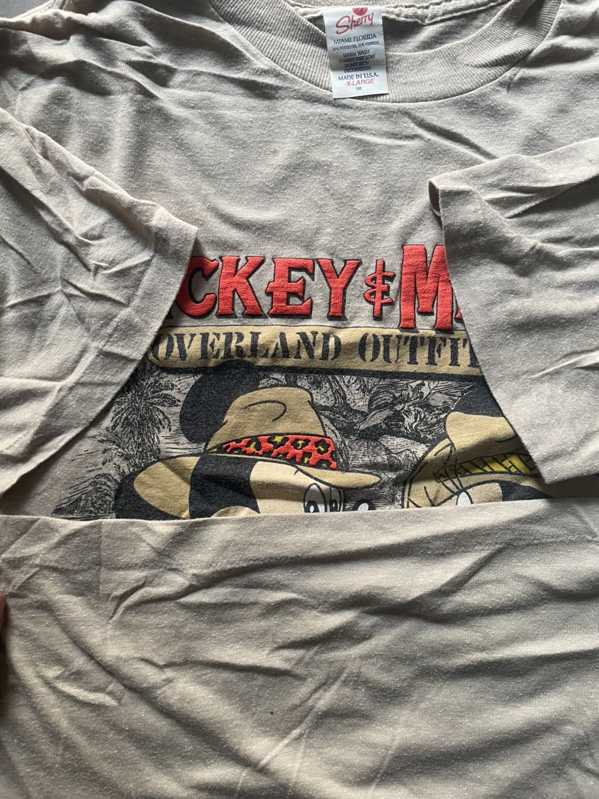 Mickey Mouse Vintage Mickey & Minnie Overland Outfitters Disney 80’s Size US L / EU 52-54 / 3 - 5 Thumbnail