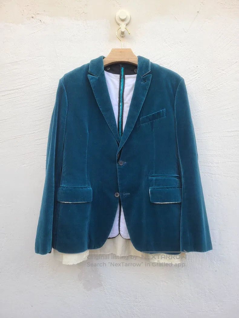 Haider Ackermann Haider Ackermann Velvet Jacket, Cotton Clothing Size US M / EU 48-50 / 2 - 2 Thumbnail