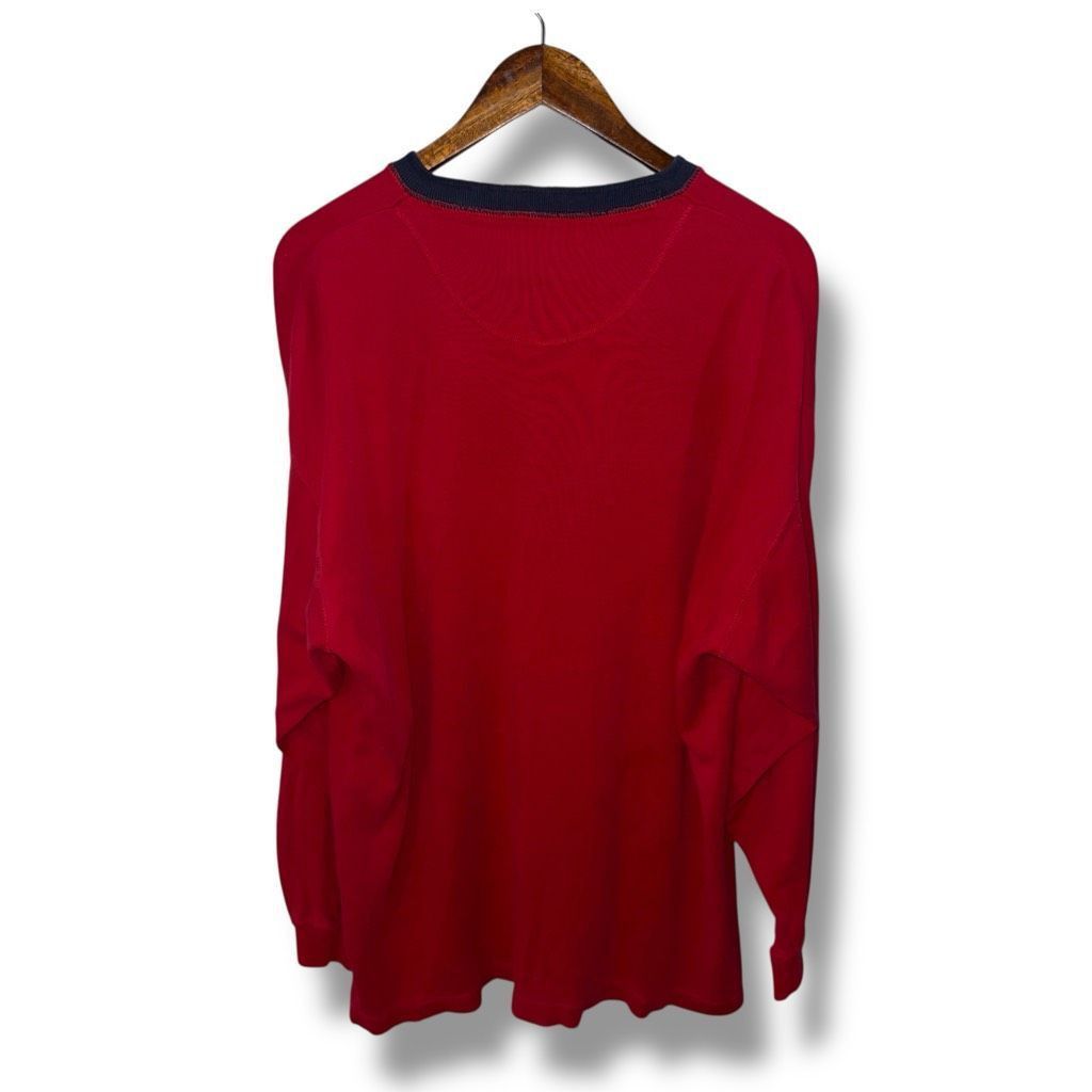 Polo Ralph Lauren 90s Chaps Ralph Lauren Cotton Logo L/S Henley Shirt Size XL Size US XL / EU 56 / 4 - 3 Thumbnail