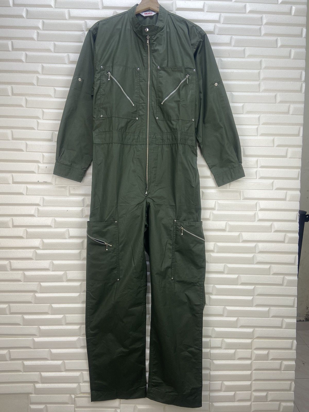 Japanese Brand The Man Punk Style Street Fashion Stylish Coveralls Size US 31 - 2 Thumbnail