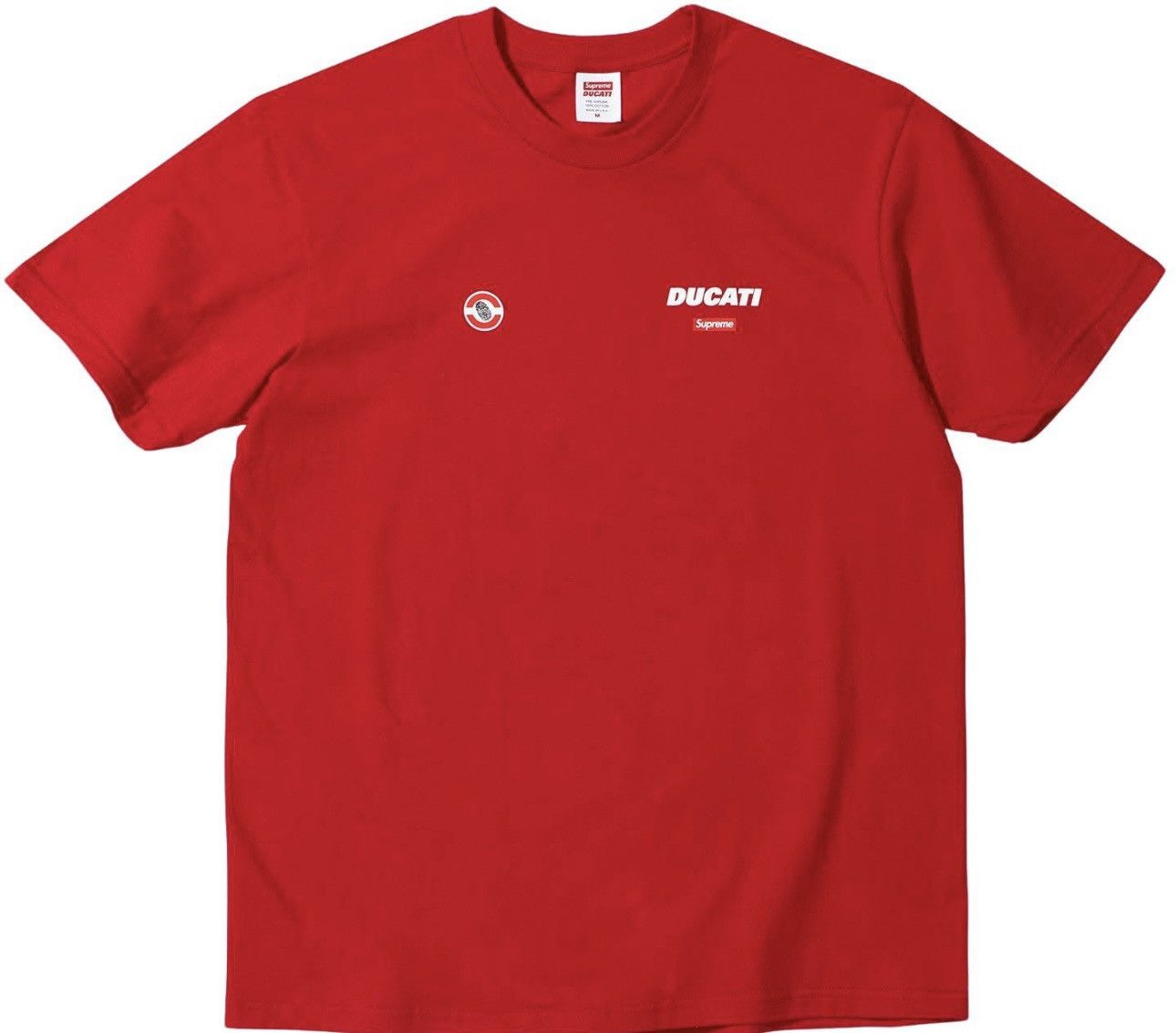 Ducati × Made In Usa × Supreme Supreme Ducati Logos Tee Red Size  