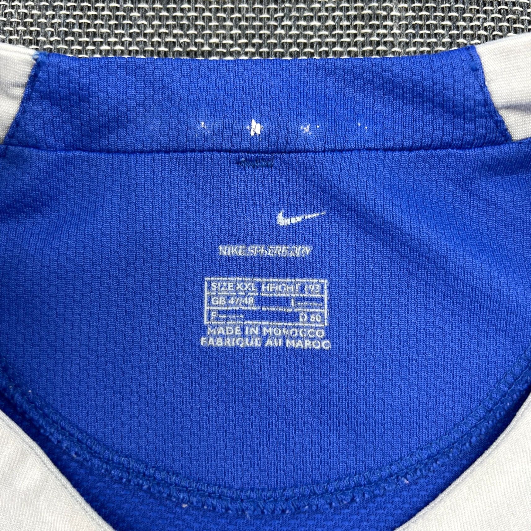 Nike Nike Brazil 2006 2007 Away Football Jersey Mens 2XL Shirt Blue Soccer Size US XXL / EU 58 / 5 - 6 Thumbnail