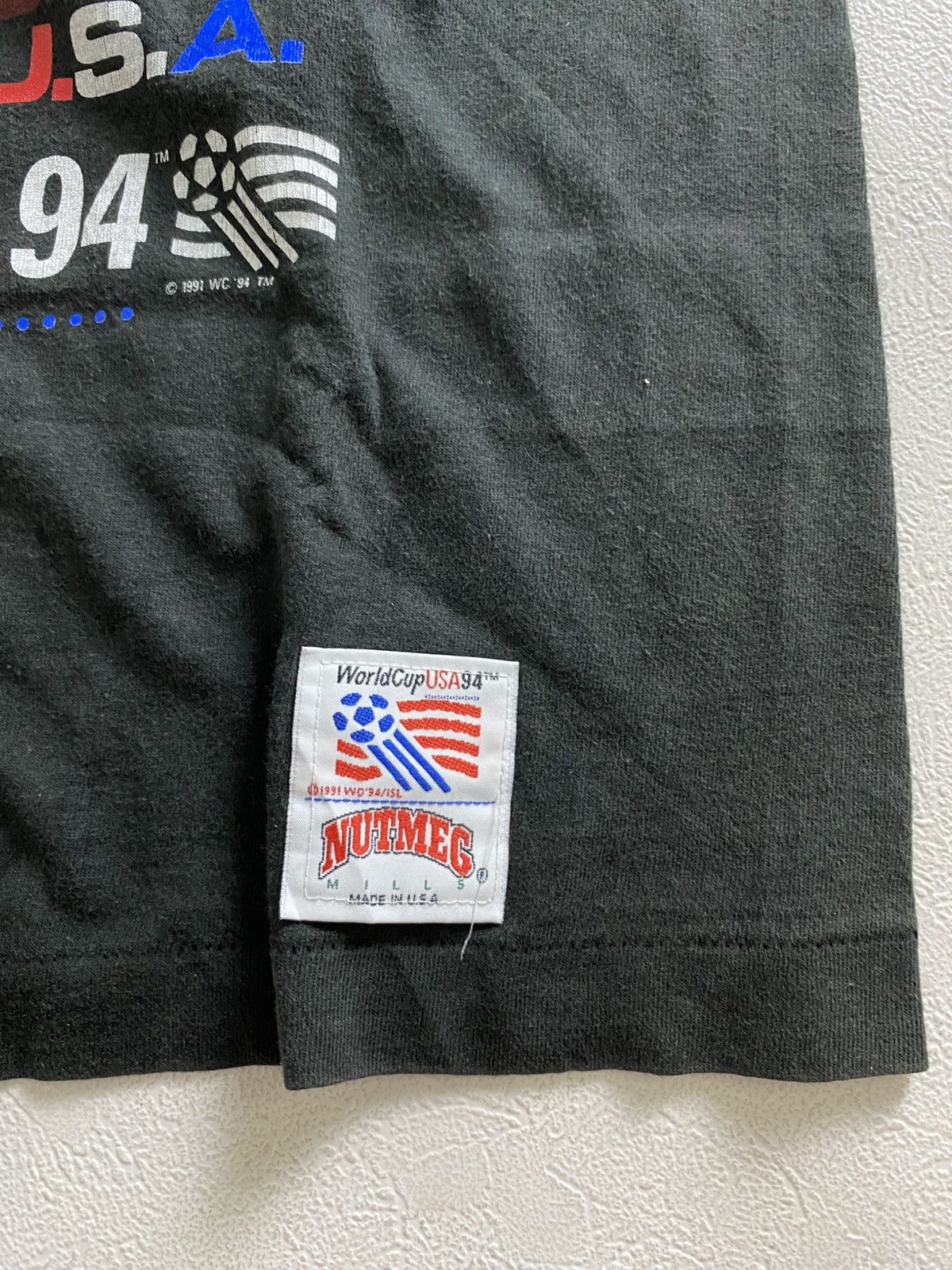 Vintage Vtg Tee World Cup USA 1994 Nutmeg Tag Size US M / EU 48-50 / 2 - 6 Thumbnail