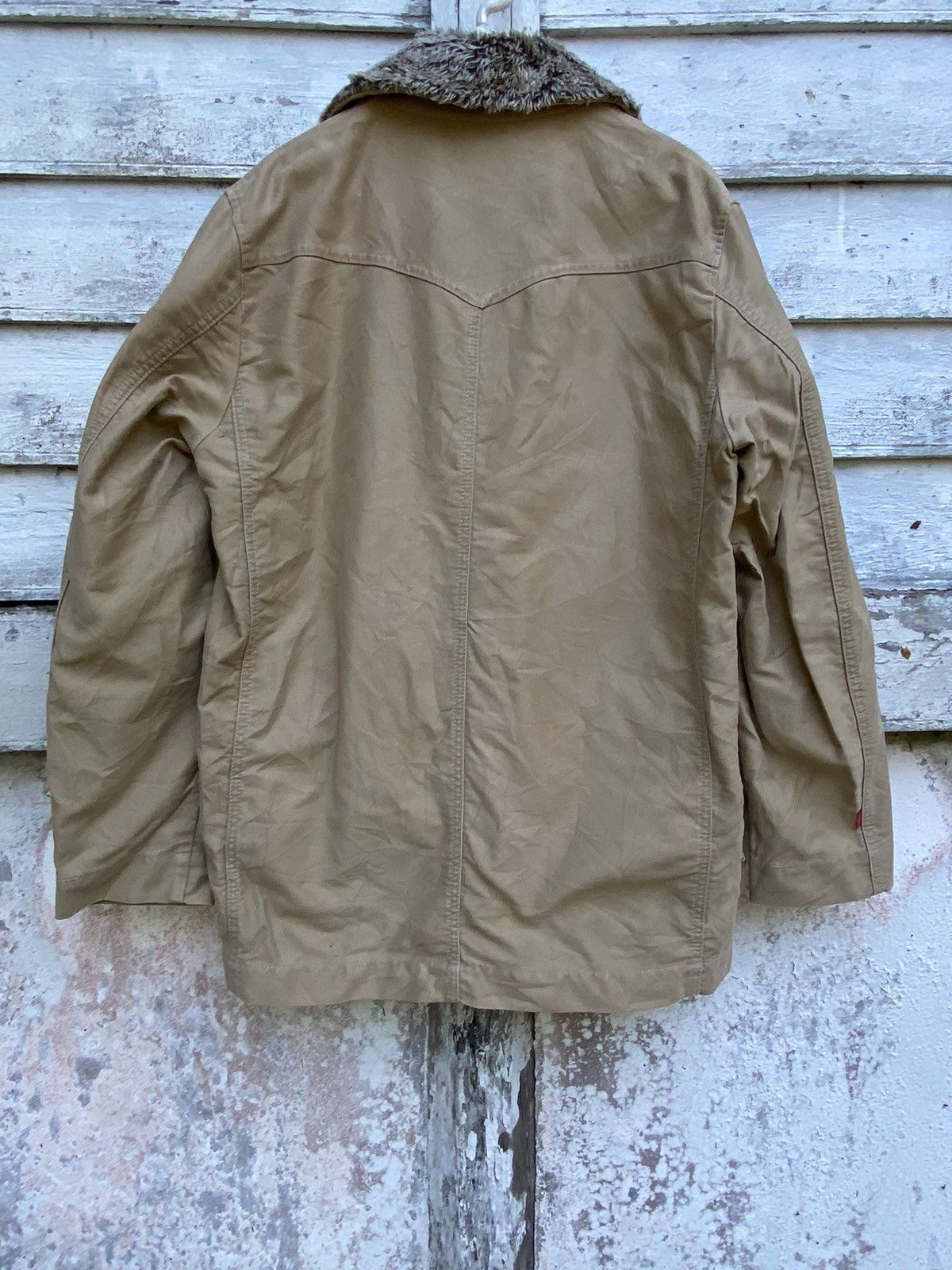 Levi's Levis Sherpa Lining Heavy Duty Cotton Jacket Size US L / EU 52-54 / 3 - 4 Thumbnail