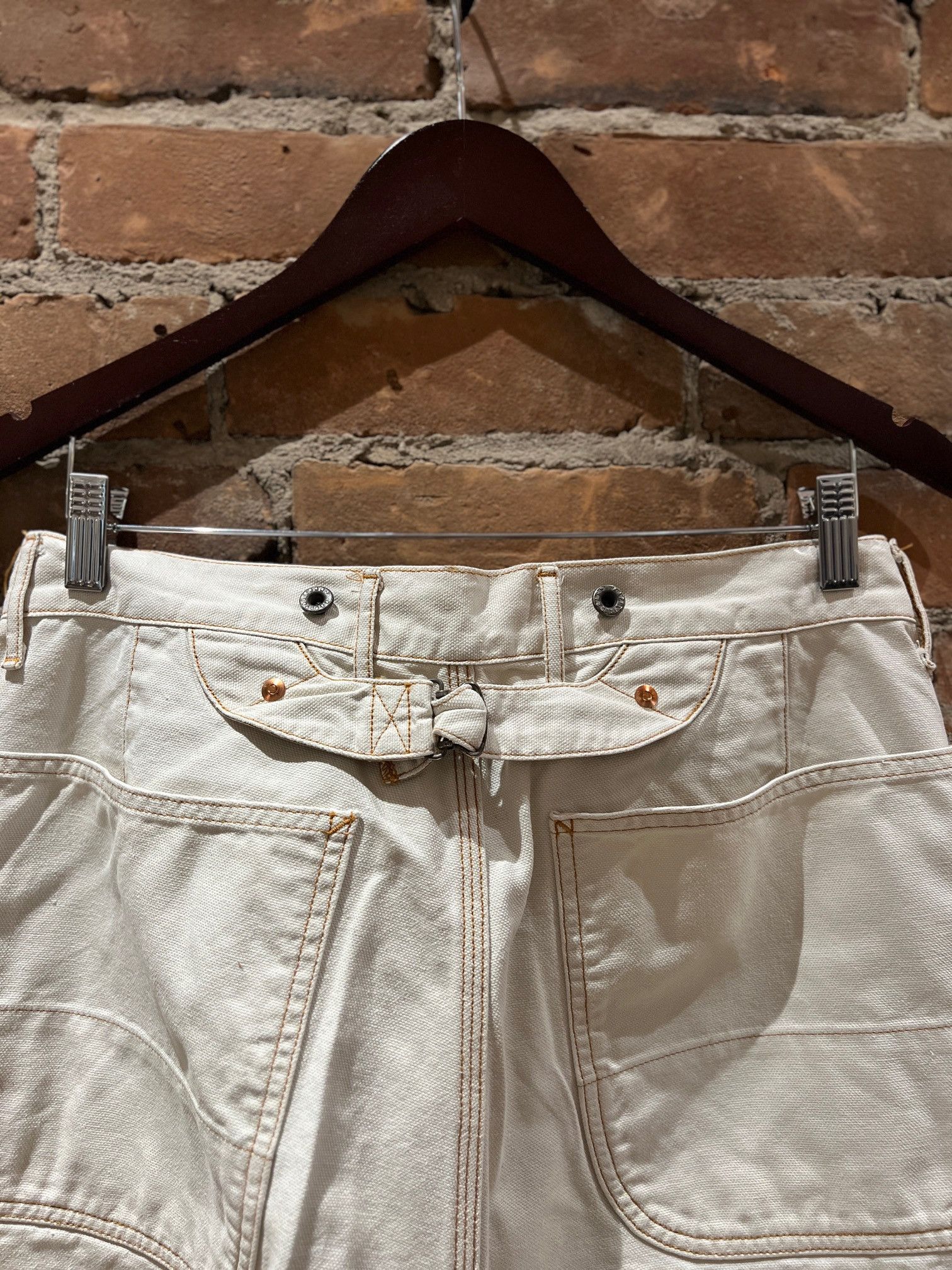 Kapital Kapital Canvas Quilted Knee Painter Pants Size US 32 / EU 48 - 5 Thumbnail