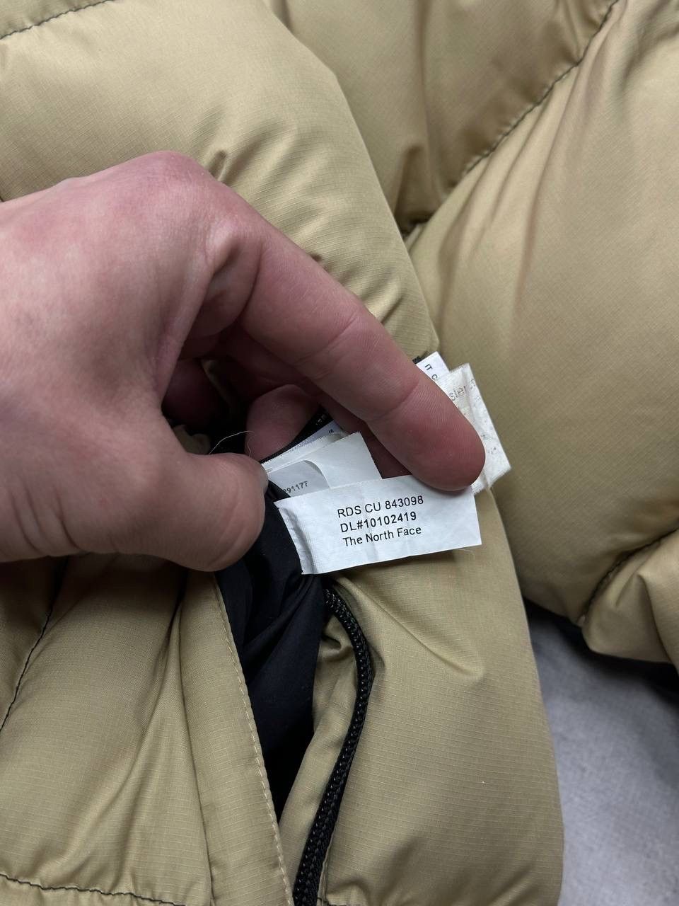The North Face The North Face 1996 700 Nuptse Down Jacket Beige Black L Size US L / EU 52-54 / 3 - 16 Thumbnail