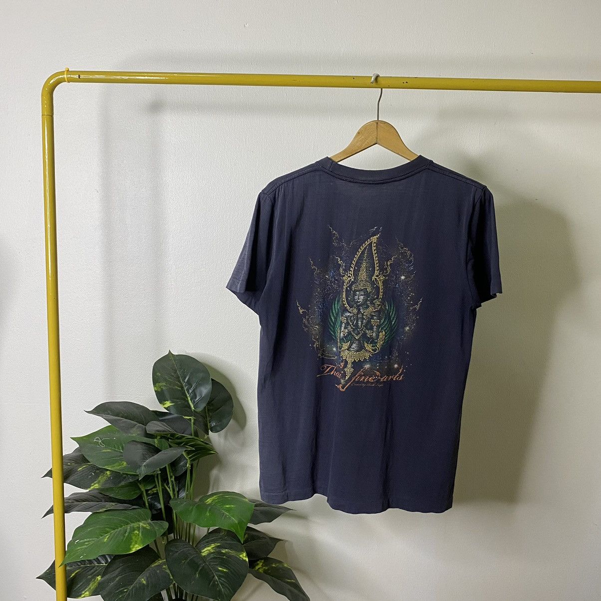 Affliction × Vintage Vintage 1990s Thai Fine Arts Affliction Design Faded Tee Size US M / EU 48-50 / 2 - 4 Thumbnail