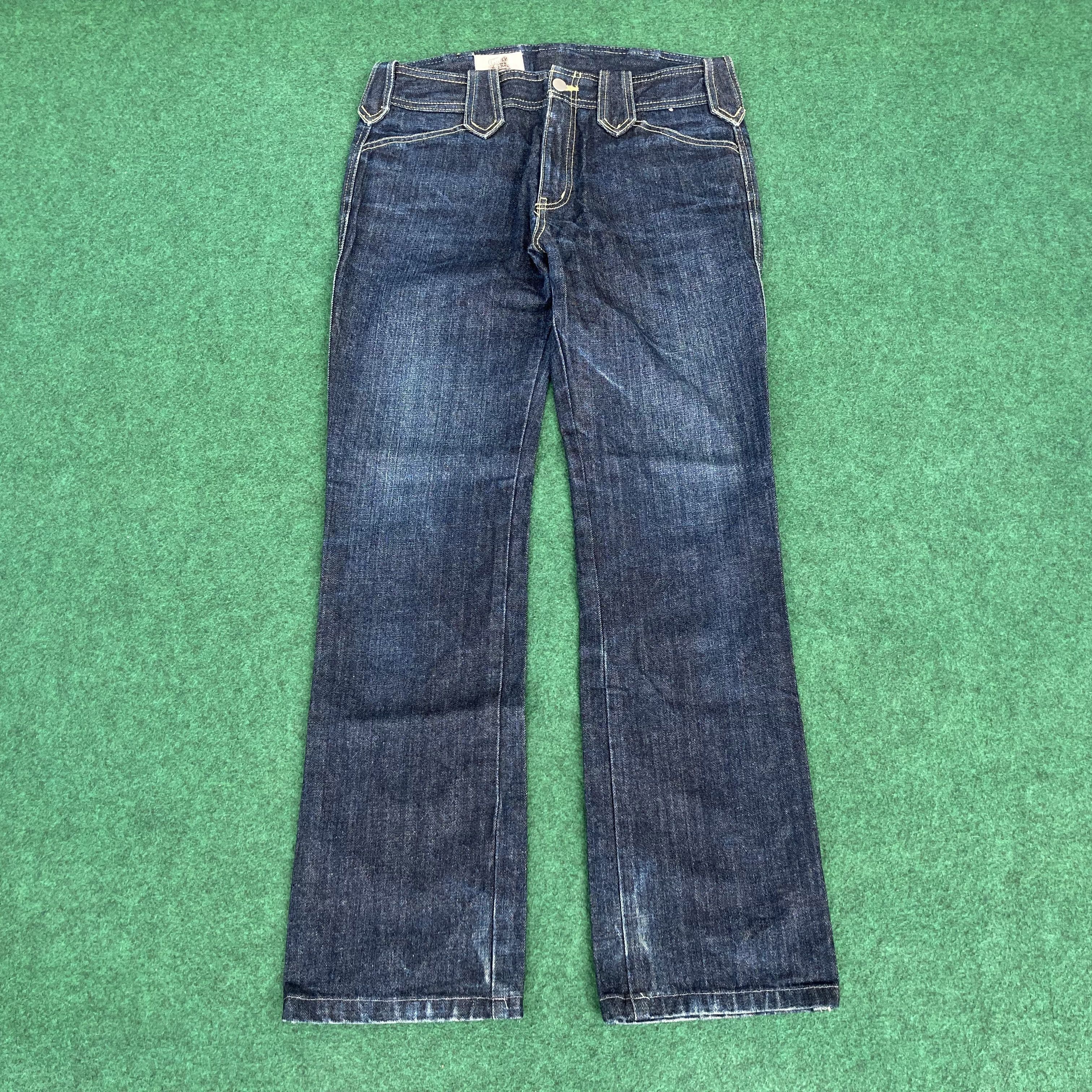 Designer × Japanese Brand Vtg Oregontrail Made in japan Denim Blue Jeans Size US 30 / EU 46 - 1 Thumbnail