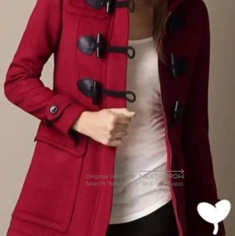 Burberry Burberry Red Woolen Ladies Coat. Size XXS / US 00 / IT 34 - 7 Thumbnail