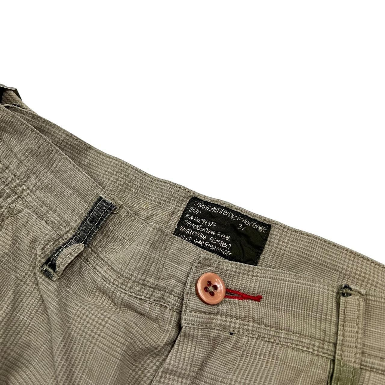 Stussy Vintage 2000s Stussy Camo Cargo Trousers - Waist: 31” Size US 31 - 7 Thumbnail