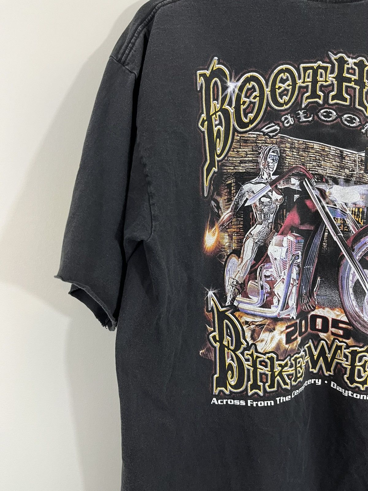 Vintage Sun Faded Bike Week 2005 Hot Cyborg Girl Distressed Tee Size US XL / EU 56 / 4 - 14 Thumbnail